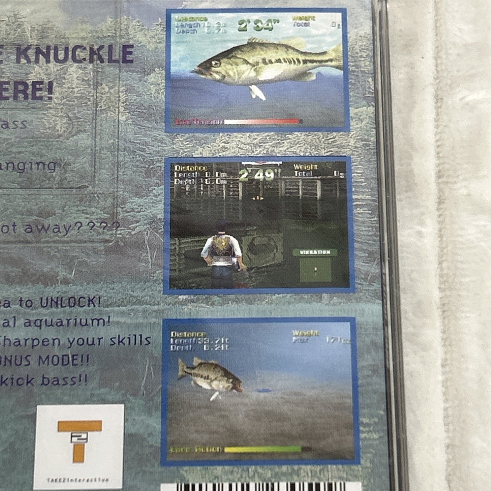 Action Bass Fishing Sony Playstation 1 PS1 Sealed
