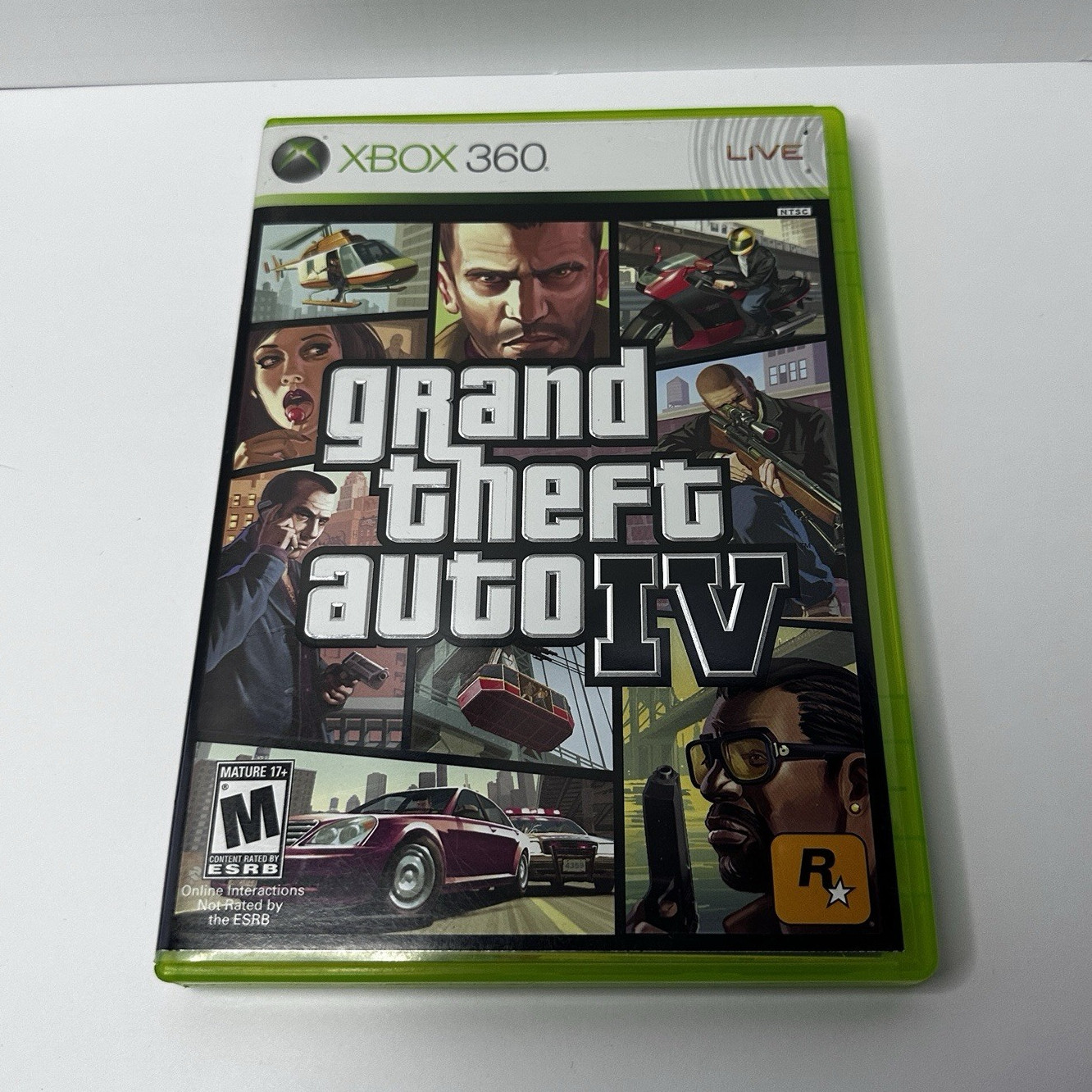 Rockstar Games Grand Theft Auto IV Xbox 360 CIB Manual NTSC-U/C M 2008 Action