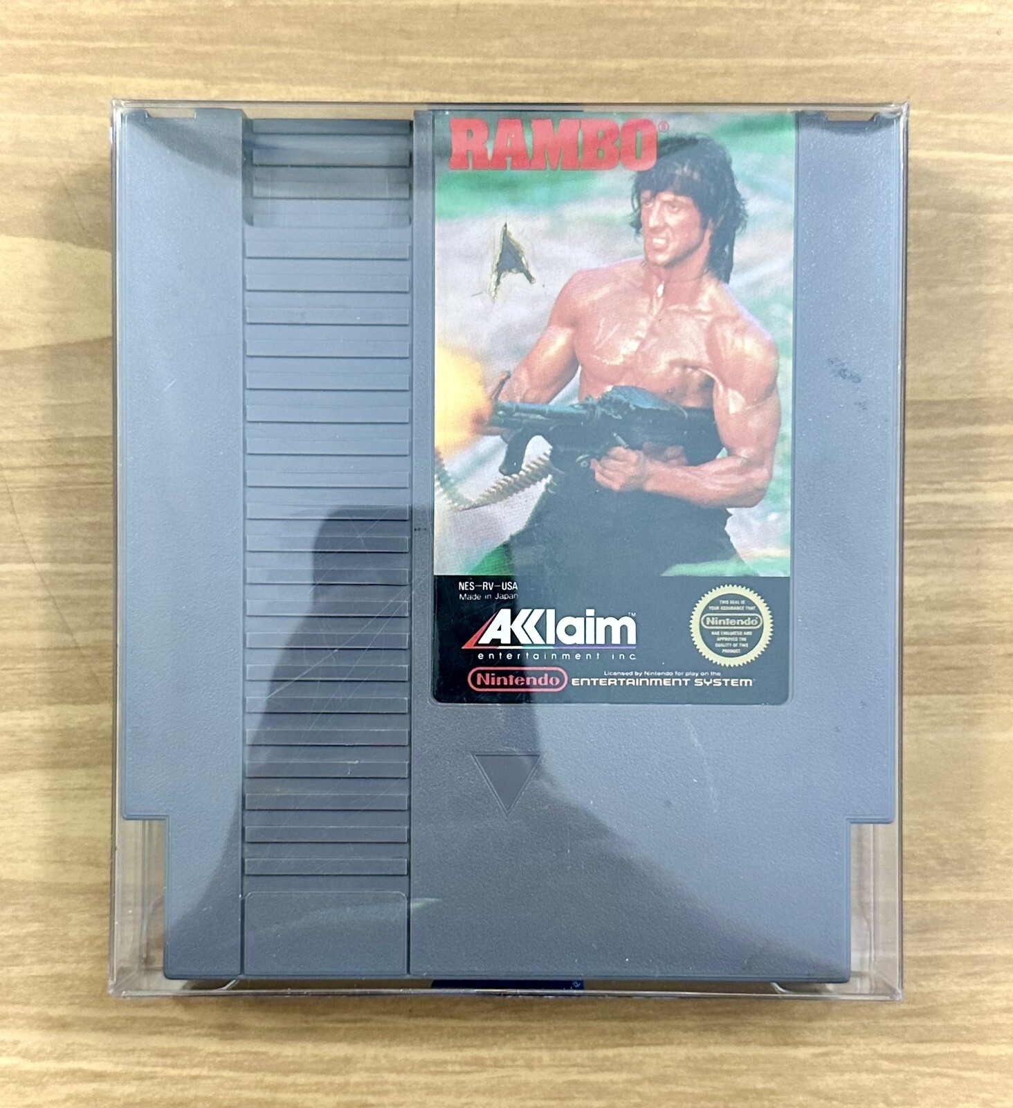 NES ~ RAMBO ~ Acclaim ~ E ~ 1 Player ~ Cleaned ~ 1988 ~ !L🔴🔴K!