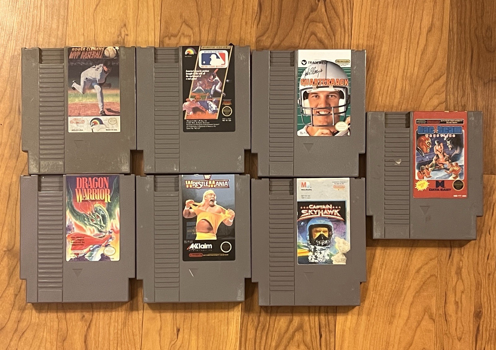 Lot of 7 NES Cartridges – Working Function Unknown – Nintendo