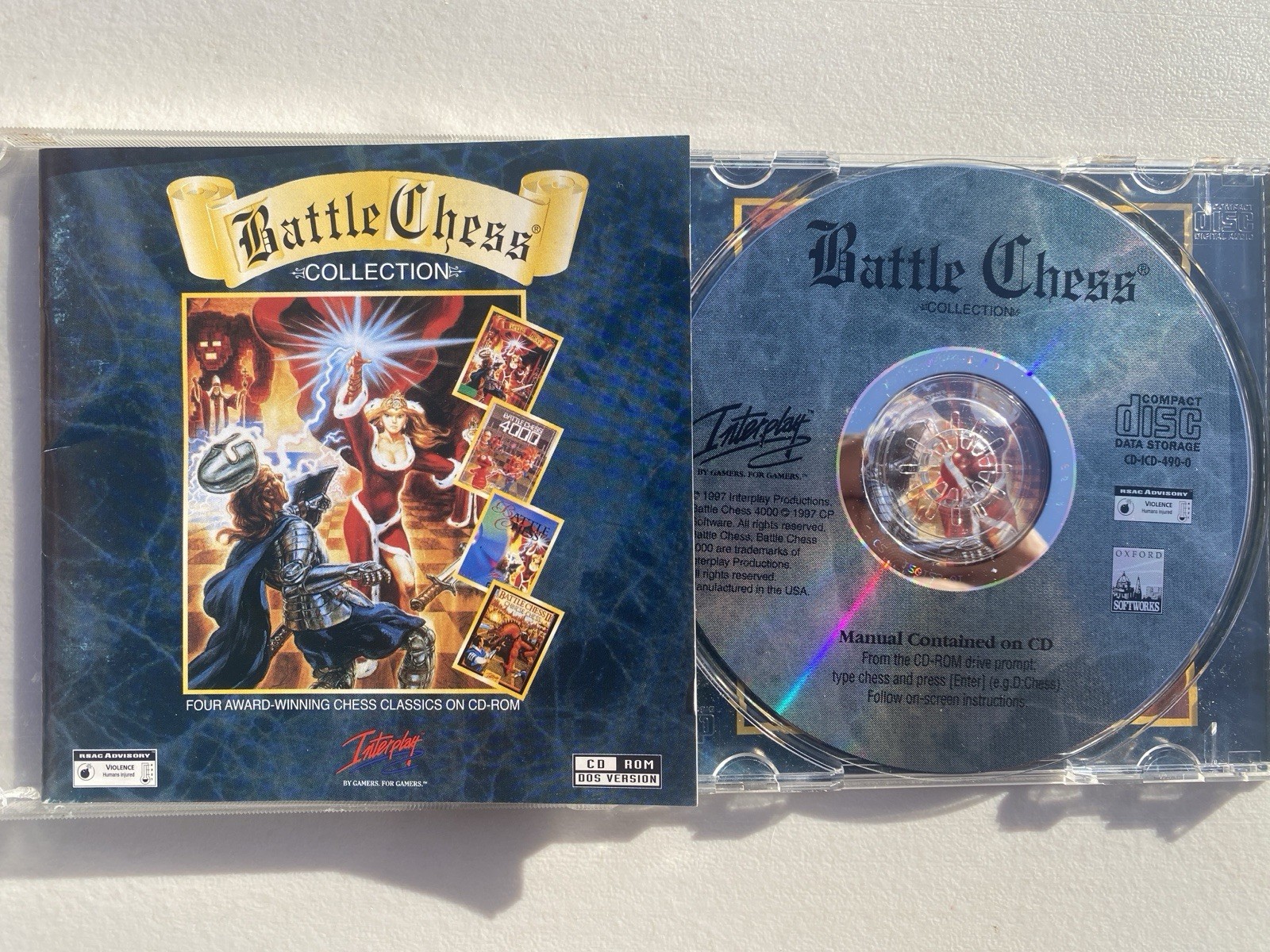Battle Chess Collection 4 Game Interplay 1997 CD-Rom