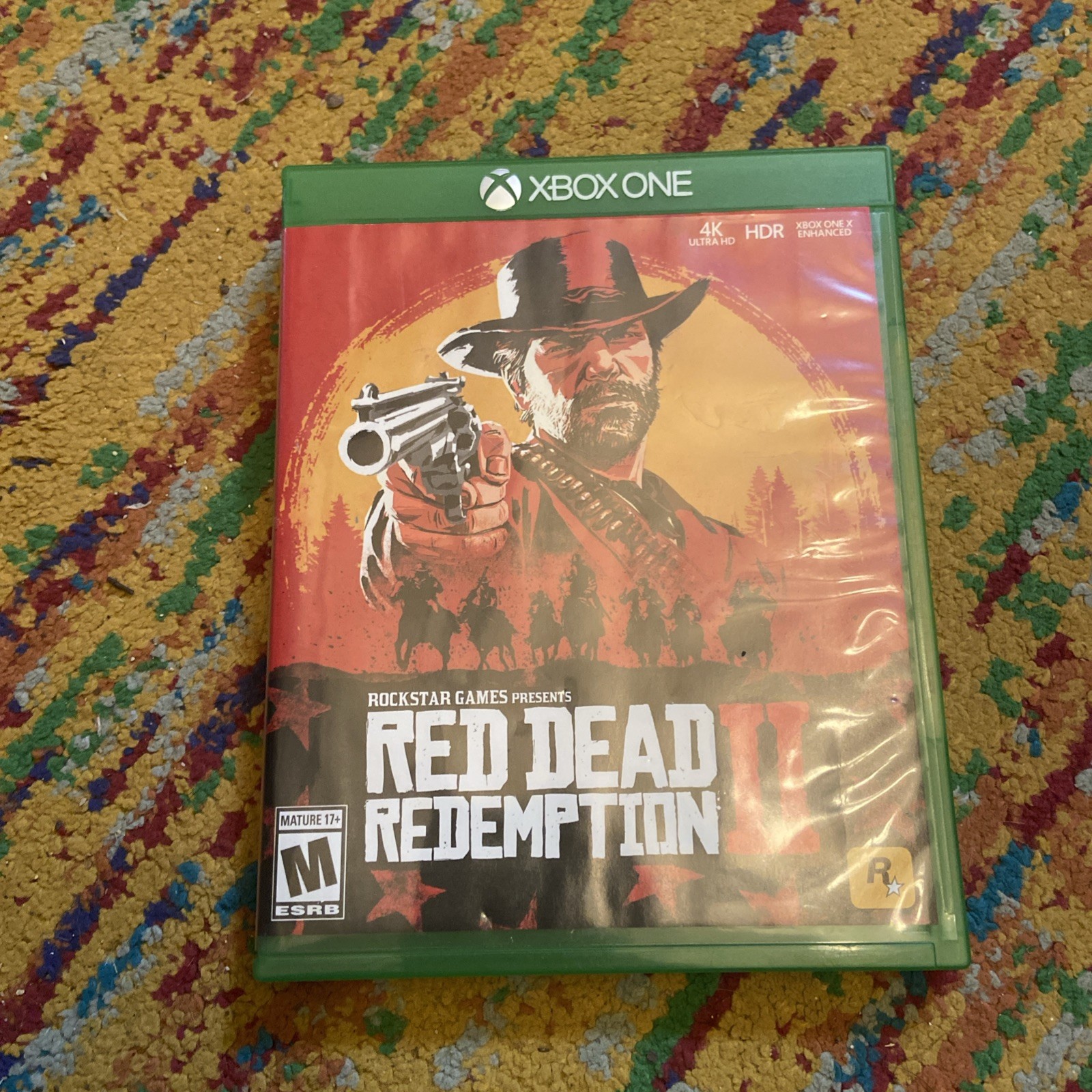 Red Dead Redemption II- XBOX ONE- 2018 CIB Complete w Map Mint Disc