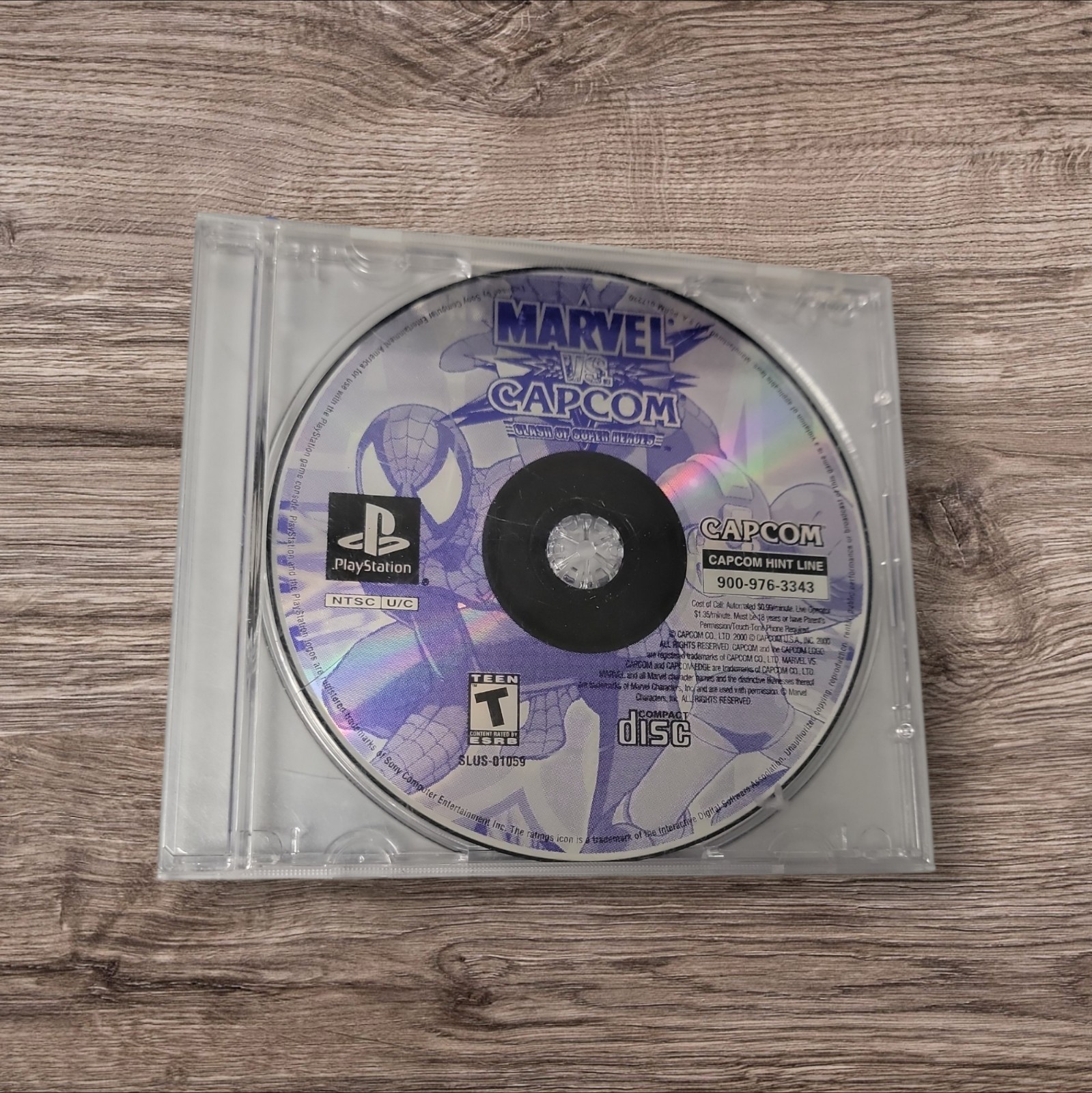 Marvel vs. Capcom: Clash of Super Heroes (PlayStation PS1) Disc Only RARE Tested