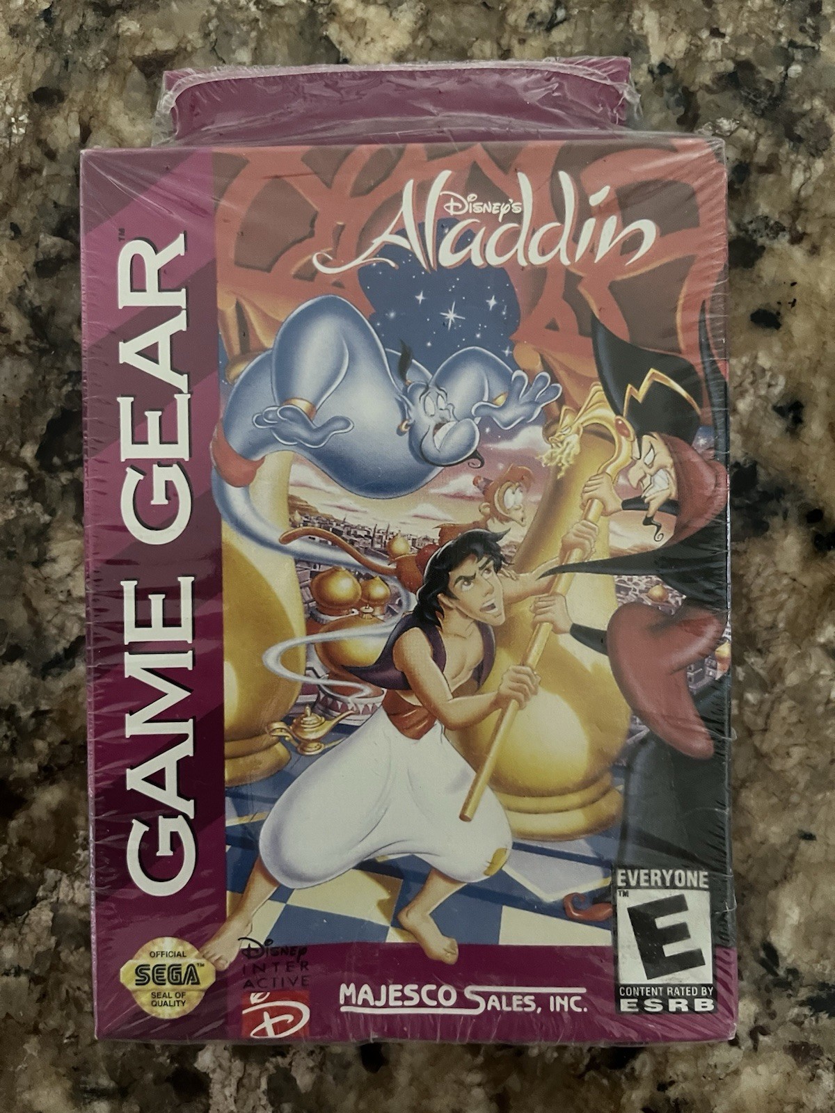 SEALED Sega Game Gear Disney Aladdin Game Brand New Factory CIB Authentic NOS
