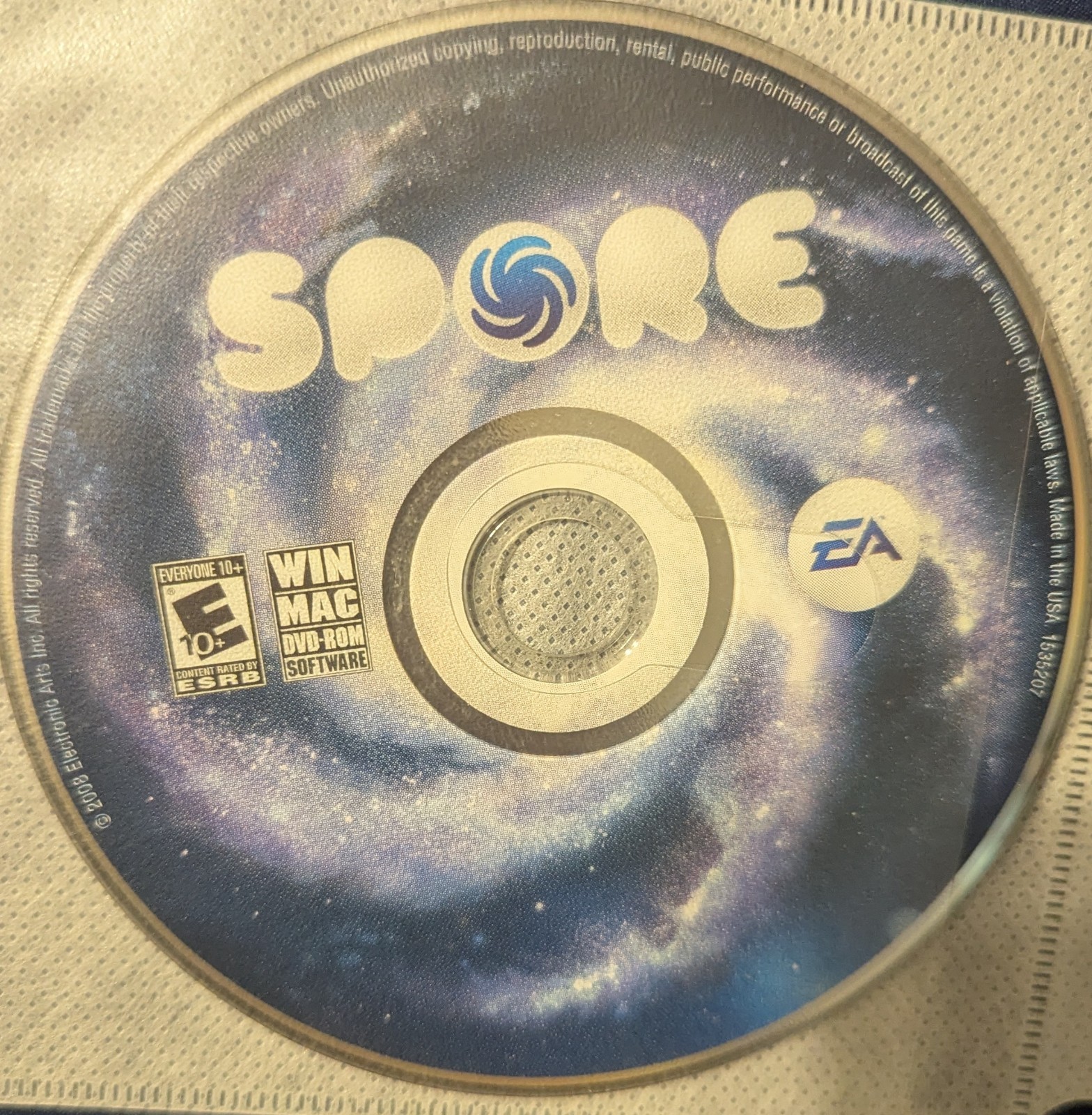 Spore (Windows/Mac, 2008) Disc Only