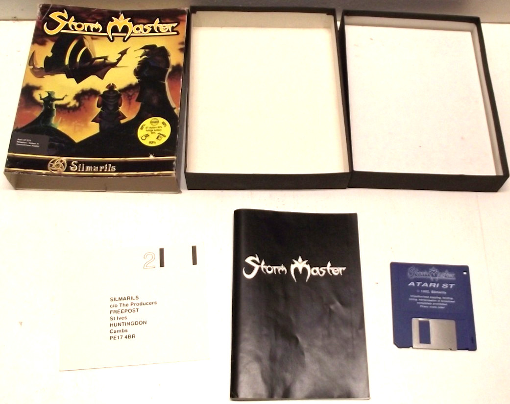Storm Master (Atari ST) COMPLETE IN BOX, Silmarils Turn Based Strategy Game