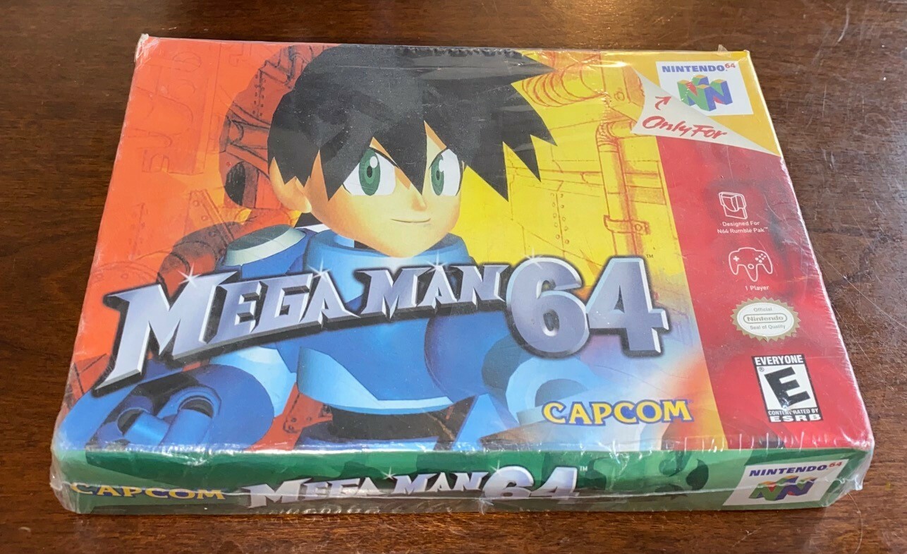 MEGA MAN 64 Nintendo 64 N64 megaman 64 *BRAND NEW/FACTORY SEALED!* *US* *USA*