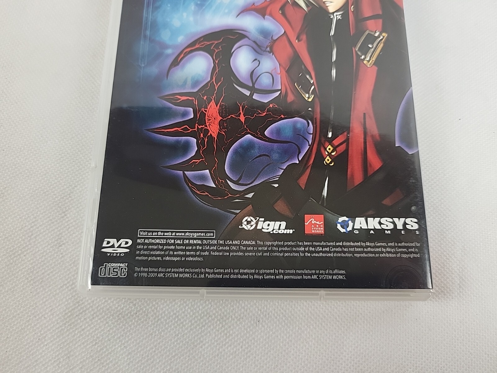 BlazBlue: Calamity Trigger Bonus Discs Arc System Works Aksys 3 Discs 2 CD 1 DVD