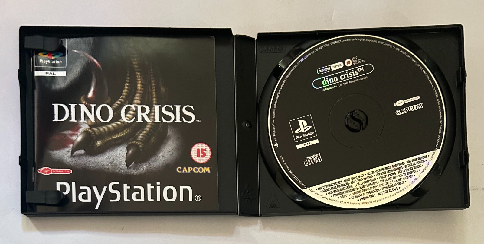 Dino Crisis Review Version – Sony PlayStation PSone – Promo Not For Resale 1999