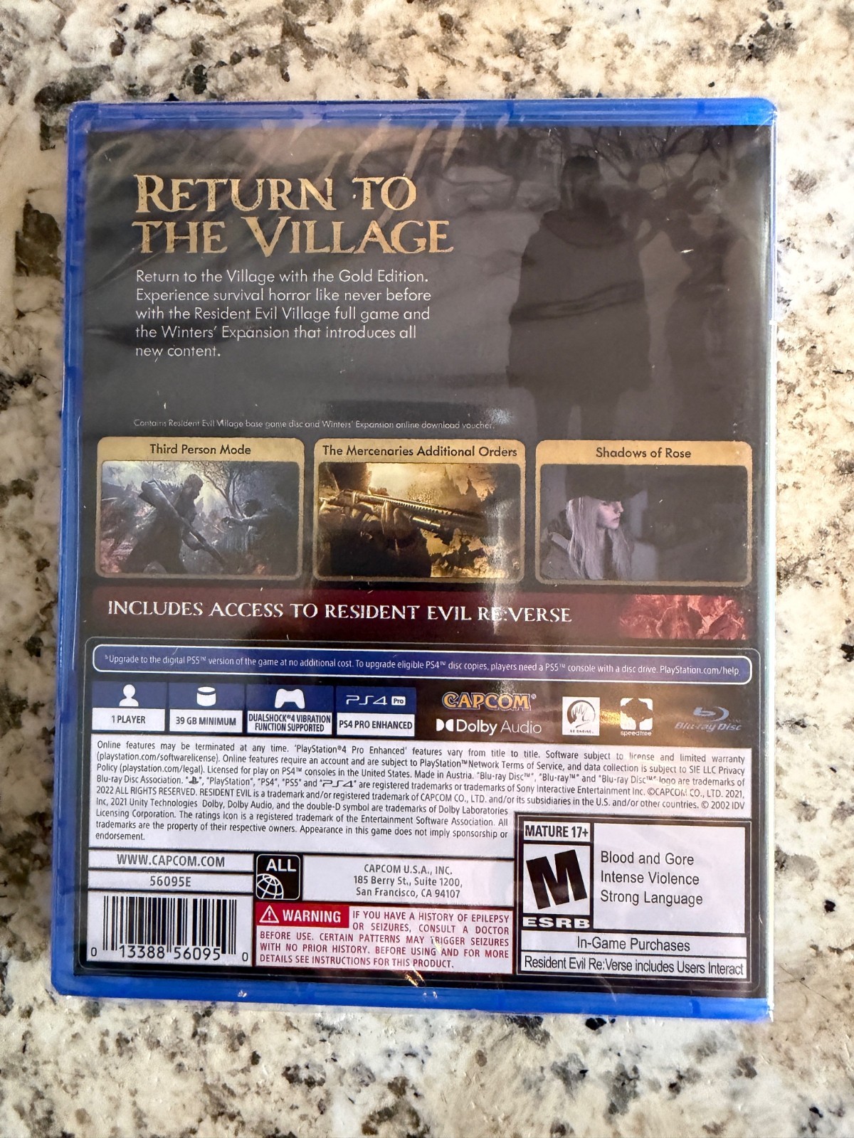 Resident Evil Village Gold Edition PS4 Brand New Factory Sealed PlayStation 4