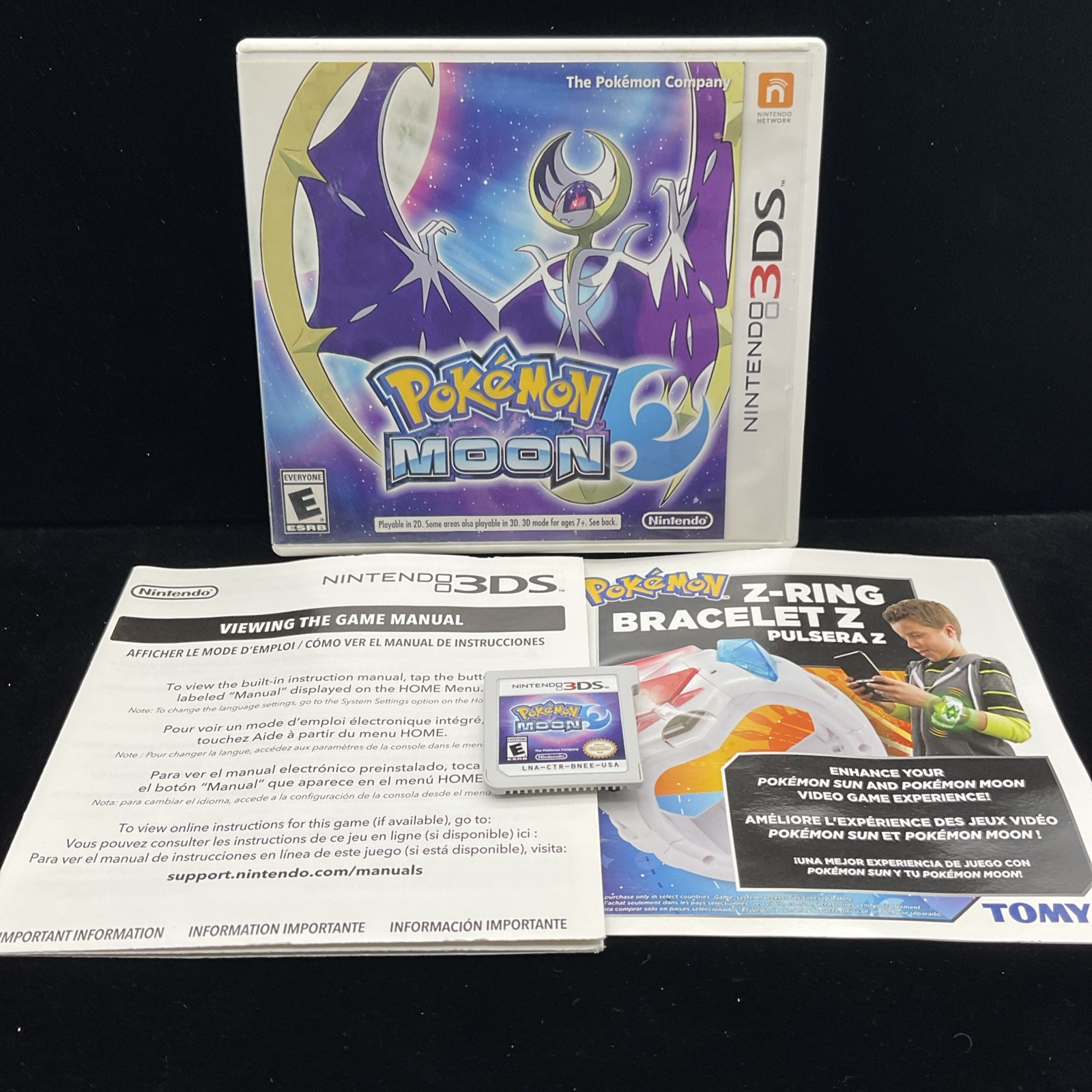 Pokémon Moon (Nintendo 3DS) Tested & Working Refurbished 1 YR Warranty