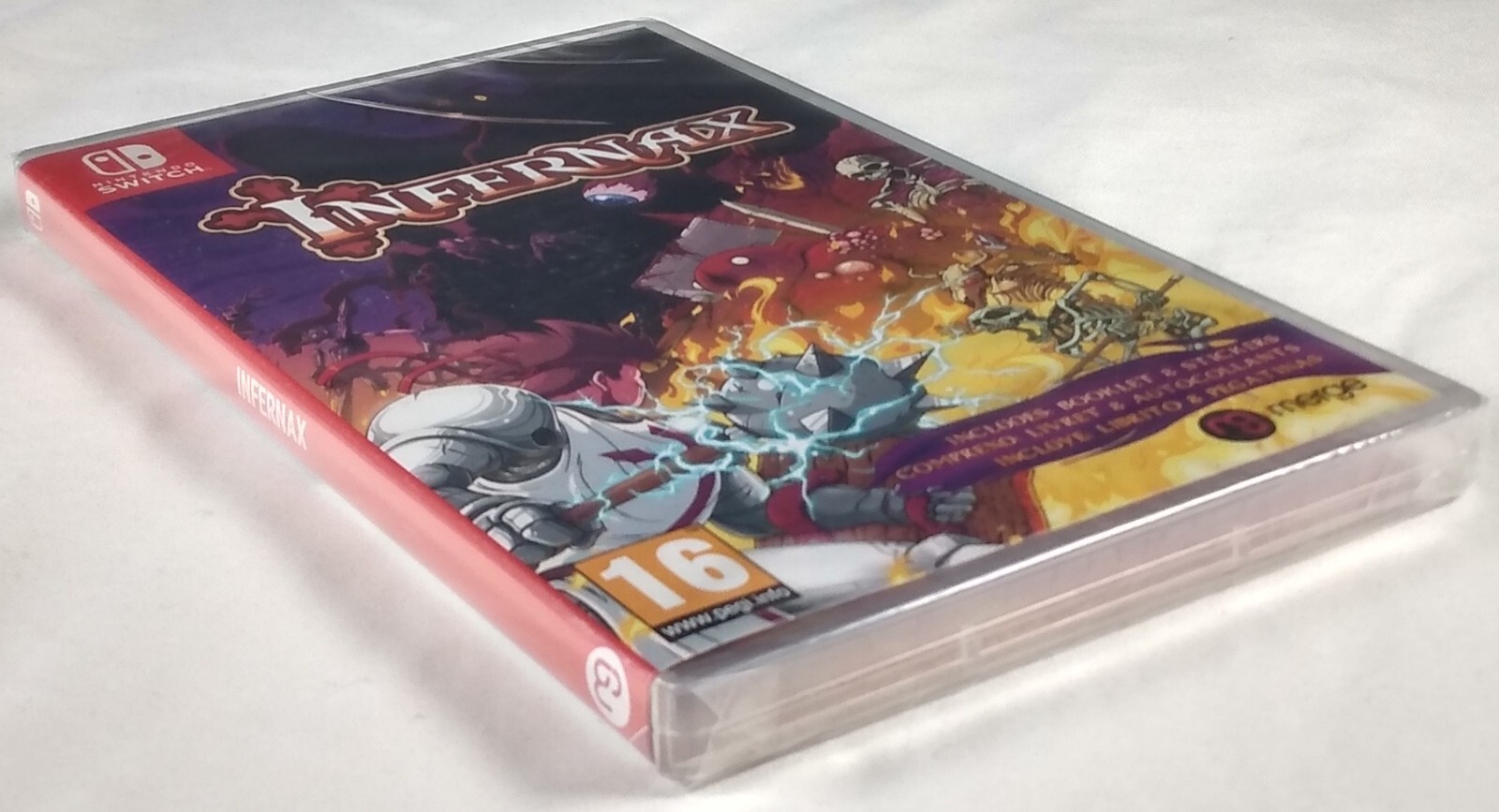 INFERNAX New NINTENDO SWITCH Game inc. Booklet + Stickers EU Release US Seller
