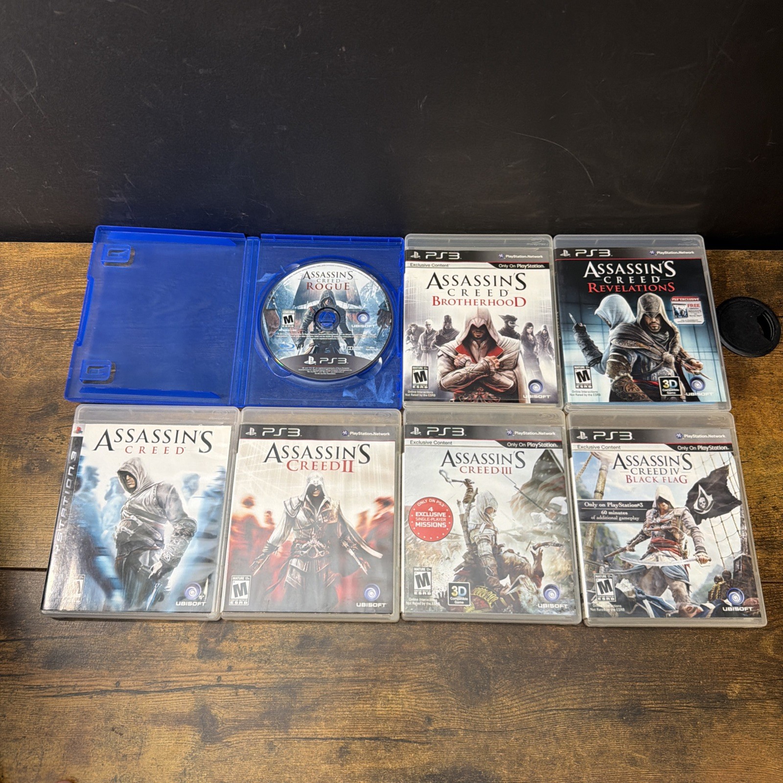 Bundle Lot of 7 Assassin’s Creed Series PlayStation 3 (6 CIB) PS3 Games TESTED