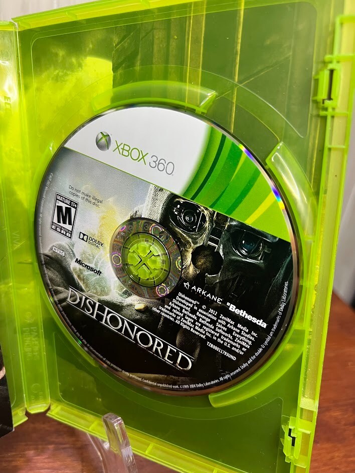 Dishonored (Microsoft Xbox 360, 2012) CIB Tested