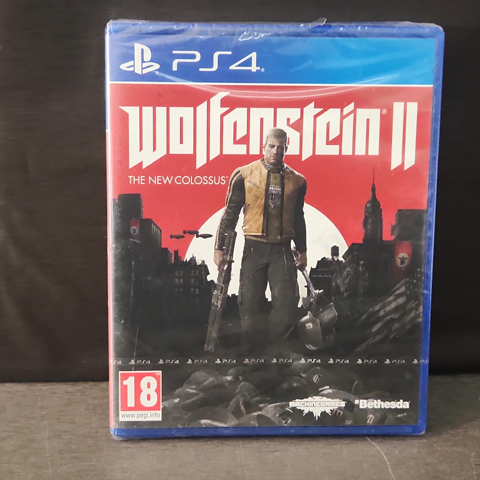 SEALED Wolfenstein II: The New Colossus PlayStation 4 PS4 Game PAL PEGI 18 NEW