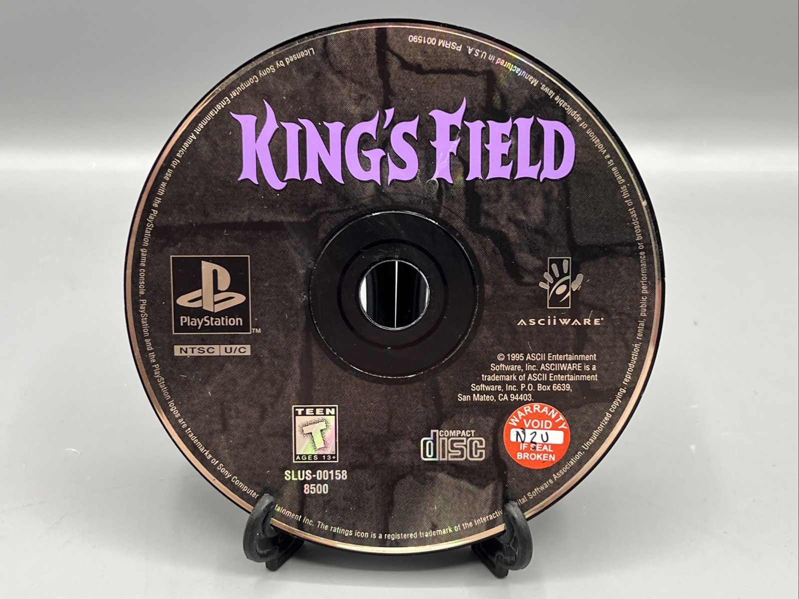 King’s Field (Sony PlayStation 1, 1995) DISC ONLY {BLACK LABEL}