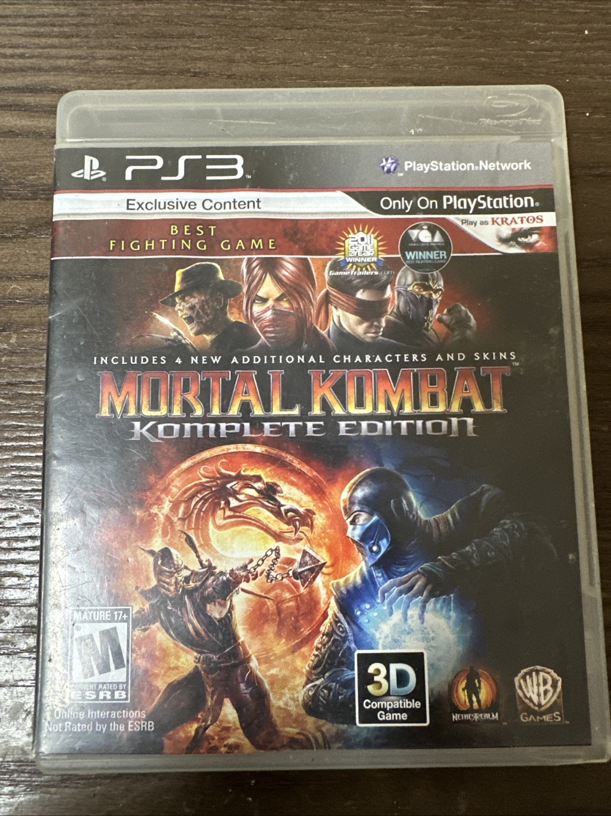 Mortal Kombat Komplete Edition Fighting Arcade PS3 PlayStation 3