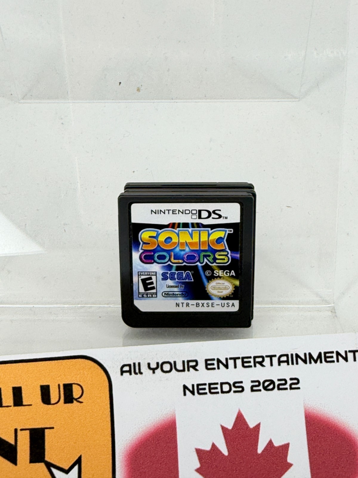Sonic Colors (Nintendo DS, 2010) Very Good Cart Only