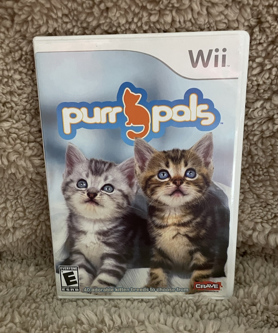Wii Purr Pals Video Game. Nintendo Wii. Game Only. Rated E No Visible Scratches