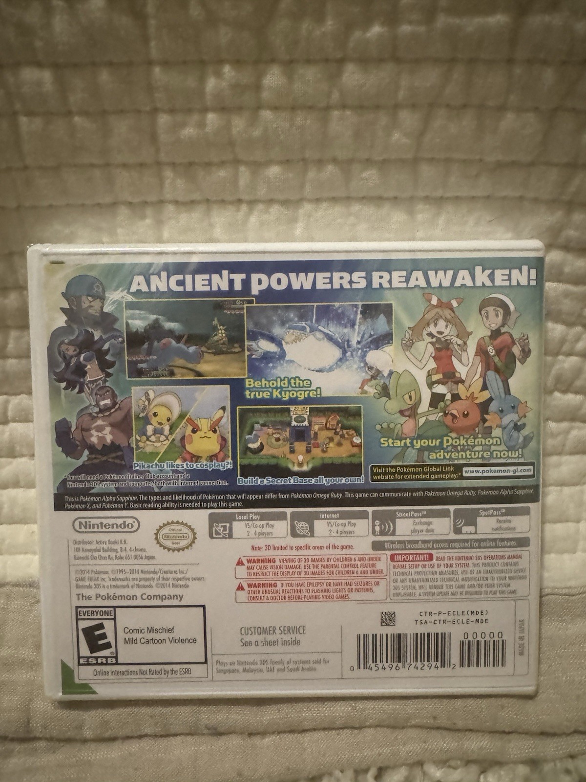 Pokemon: Alpha Sapphire (Nintendo 3DS, 2014)