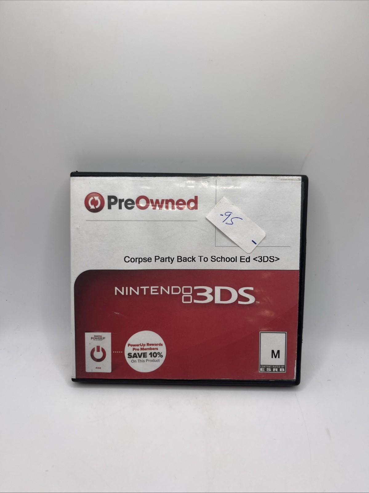 Corpse Party Nintendo 3DS Authentic Cartridge Only w/ GameStop Case
