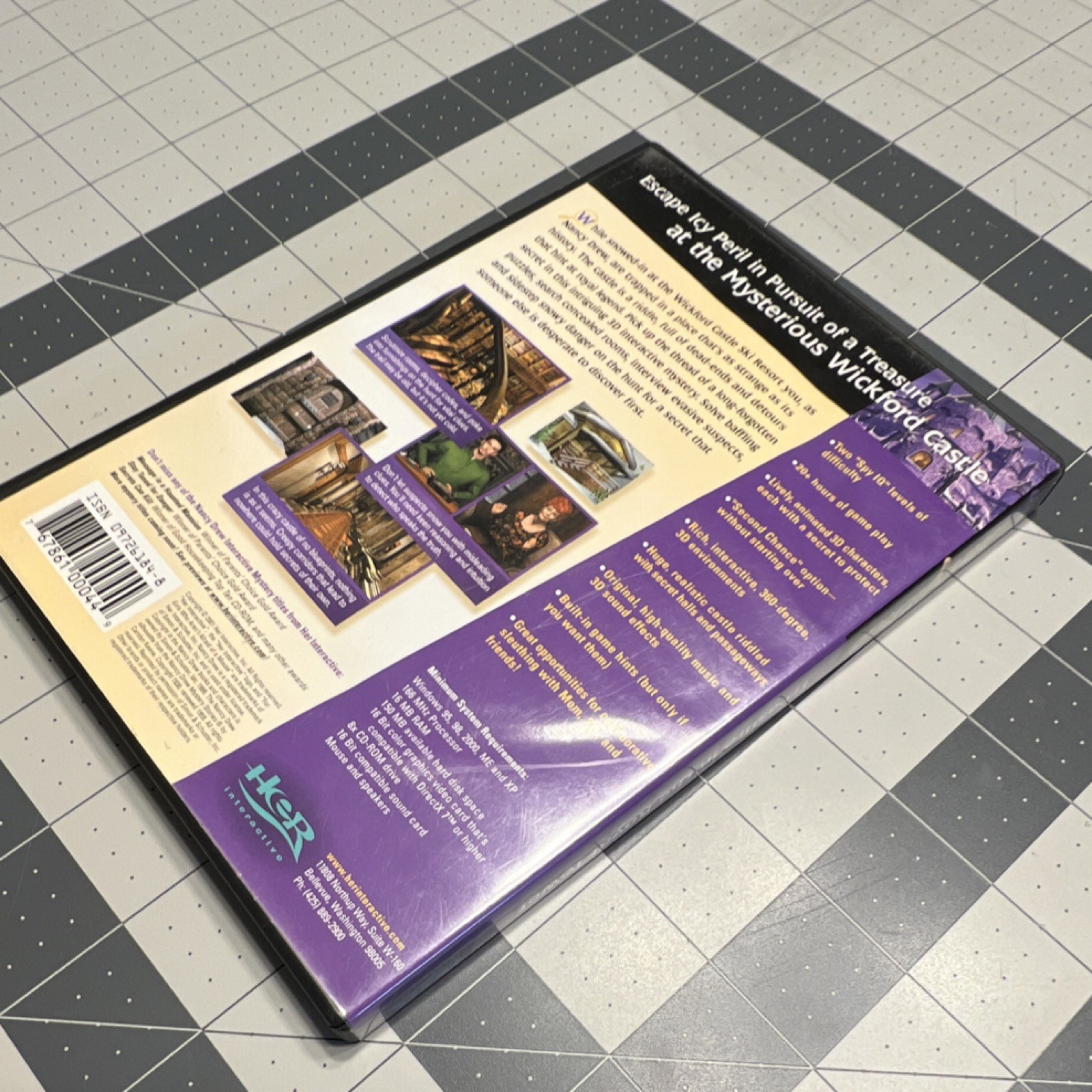 Nancy Drew: Treasure in the Royal Tower PC Game Her Interactive 2001 Manual