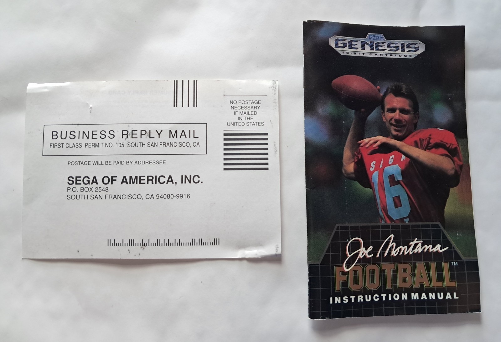 Joe Montana Football for Sega Genesis