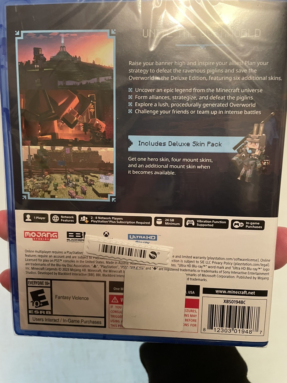 Brand New! Minecraft Legends Deluxe Edition (Sony PlayStation 5 PS5) Sealed
