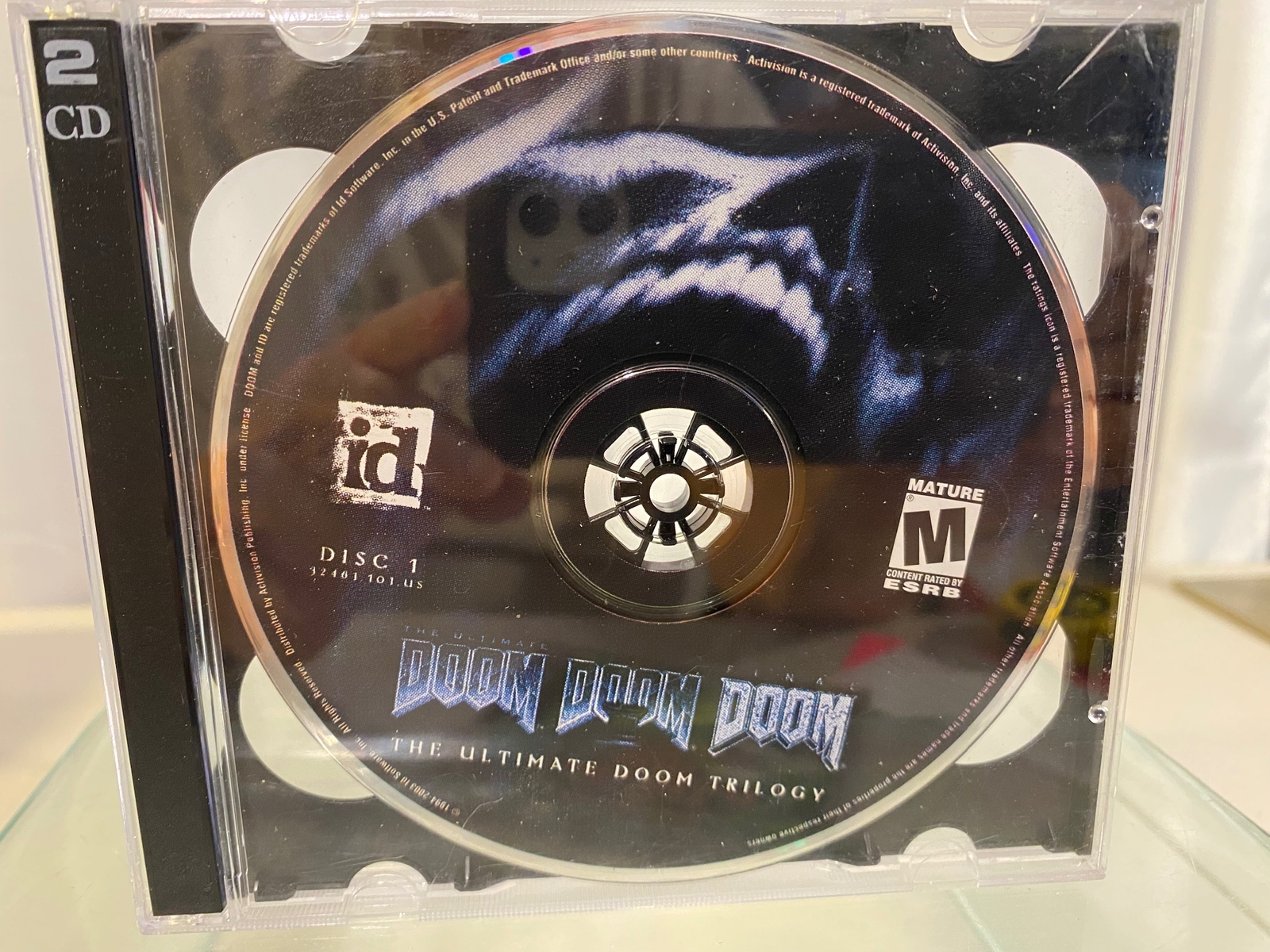 Doom Doom Doom The Ultimate Doom Trilogy on 2 CD Rom Disc’s 1994-2003