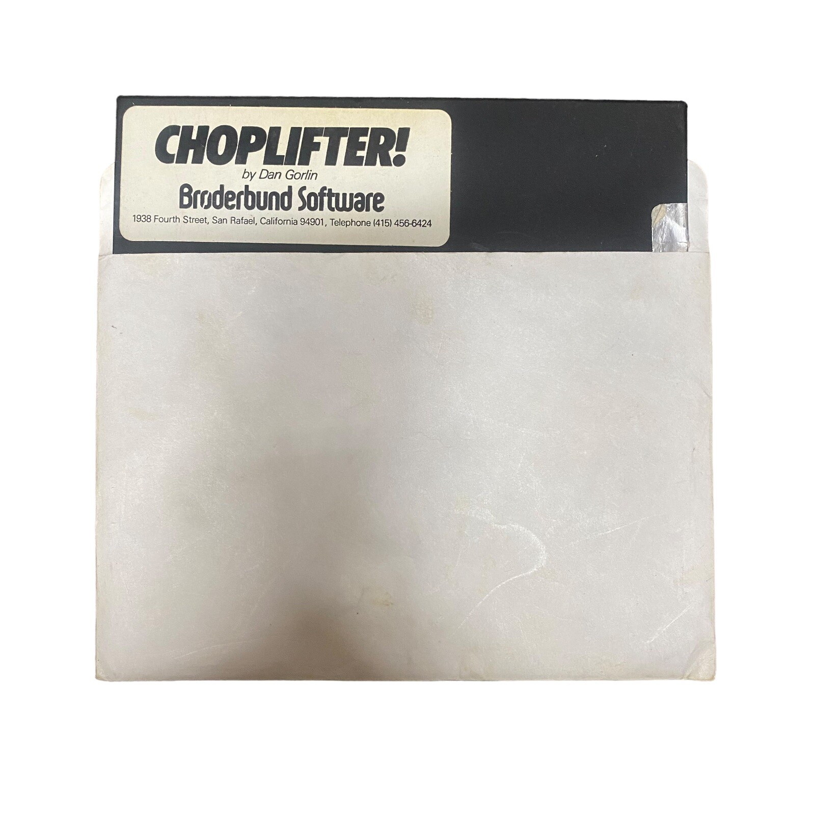 Choplifter Floppy Disk Game Brøderbund Software