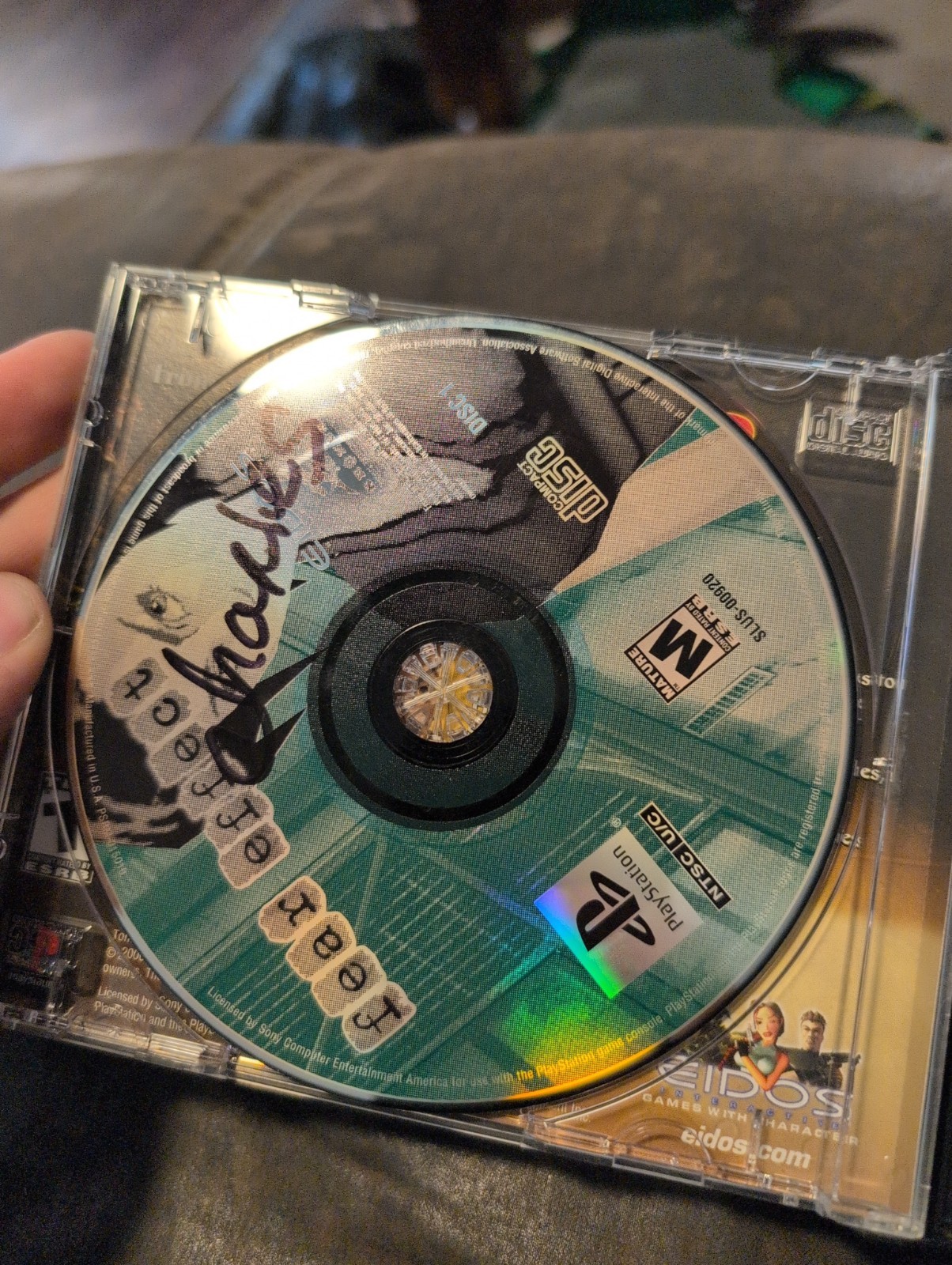 Fear Effect (Sony PlayStation 1, 2000) PS1 NO Manuel