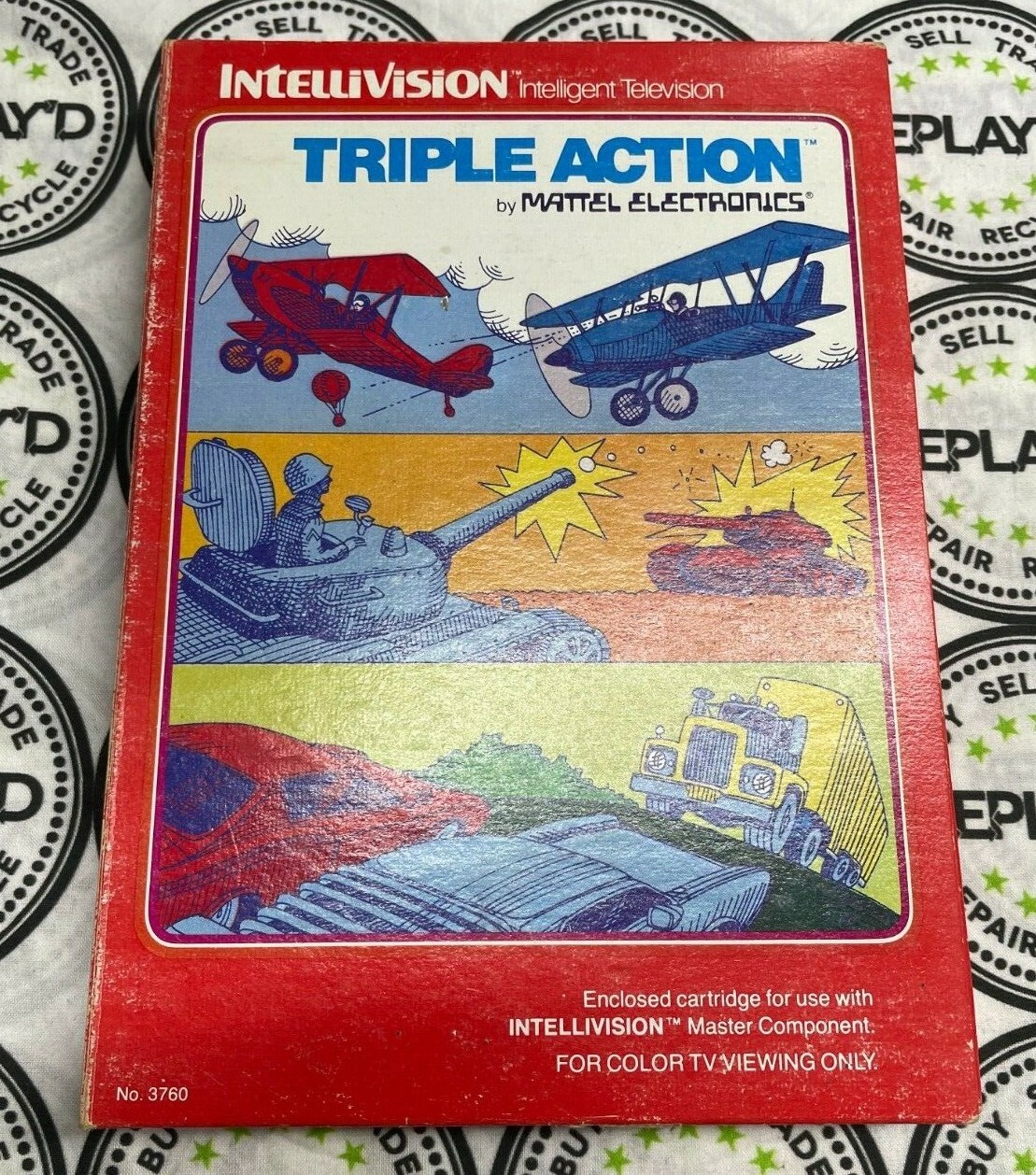 Intellivision Triple Action *Complete in Box* *Read Description*