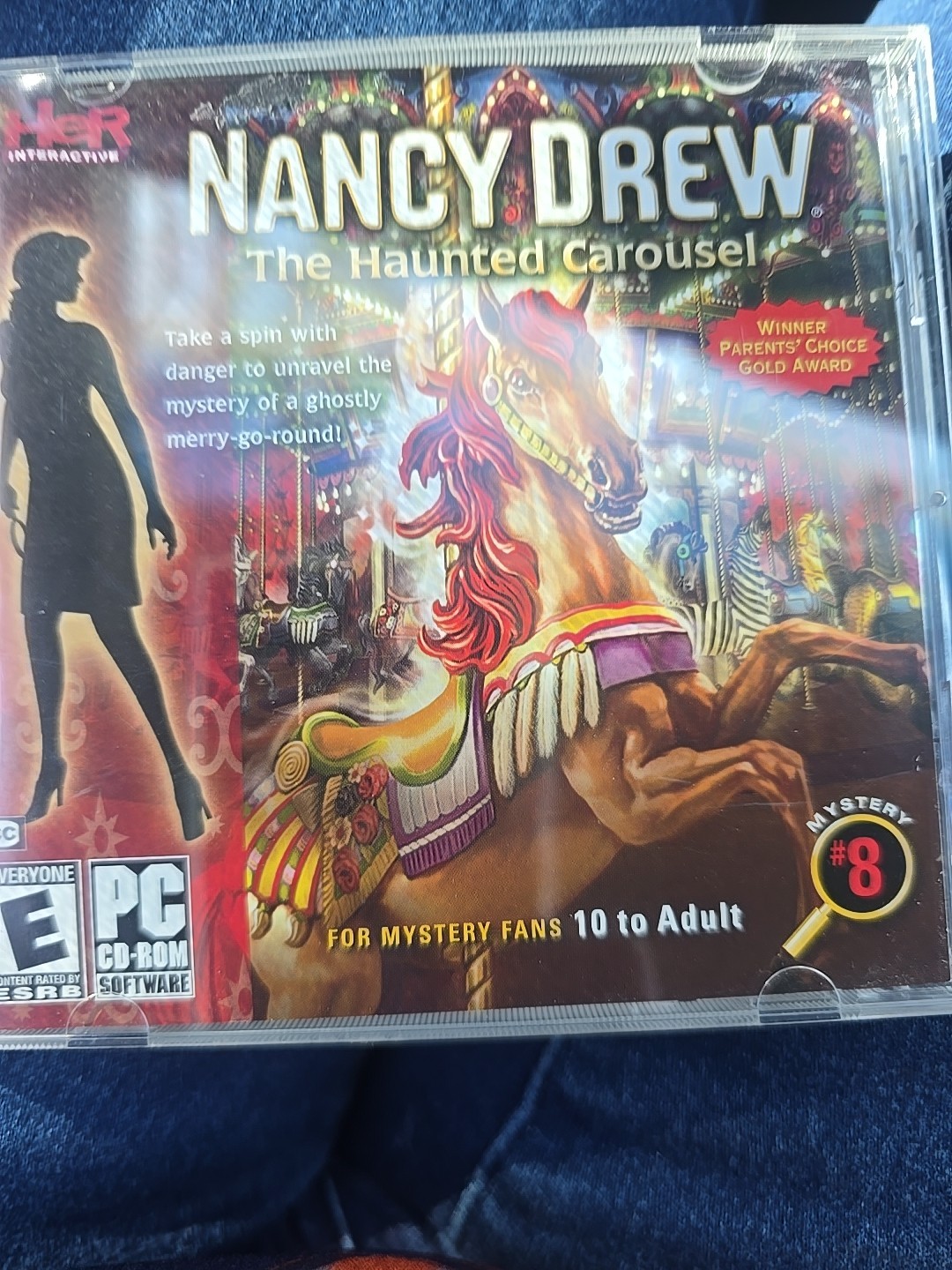 Nancy Drew #8: The Haunted Carousel (PC CD-ROM, 2003, Her Interactive) – VG!