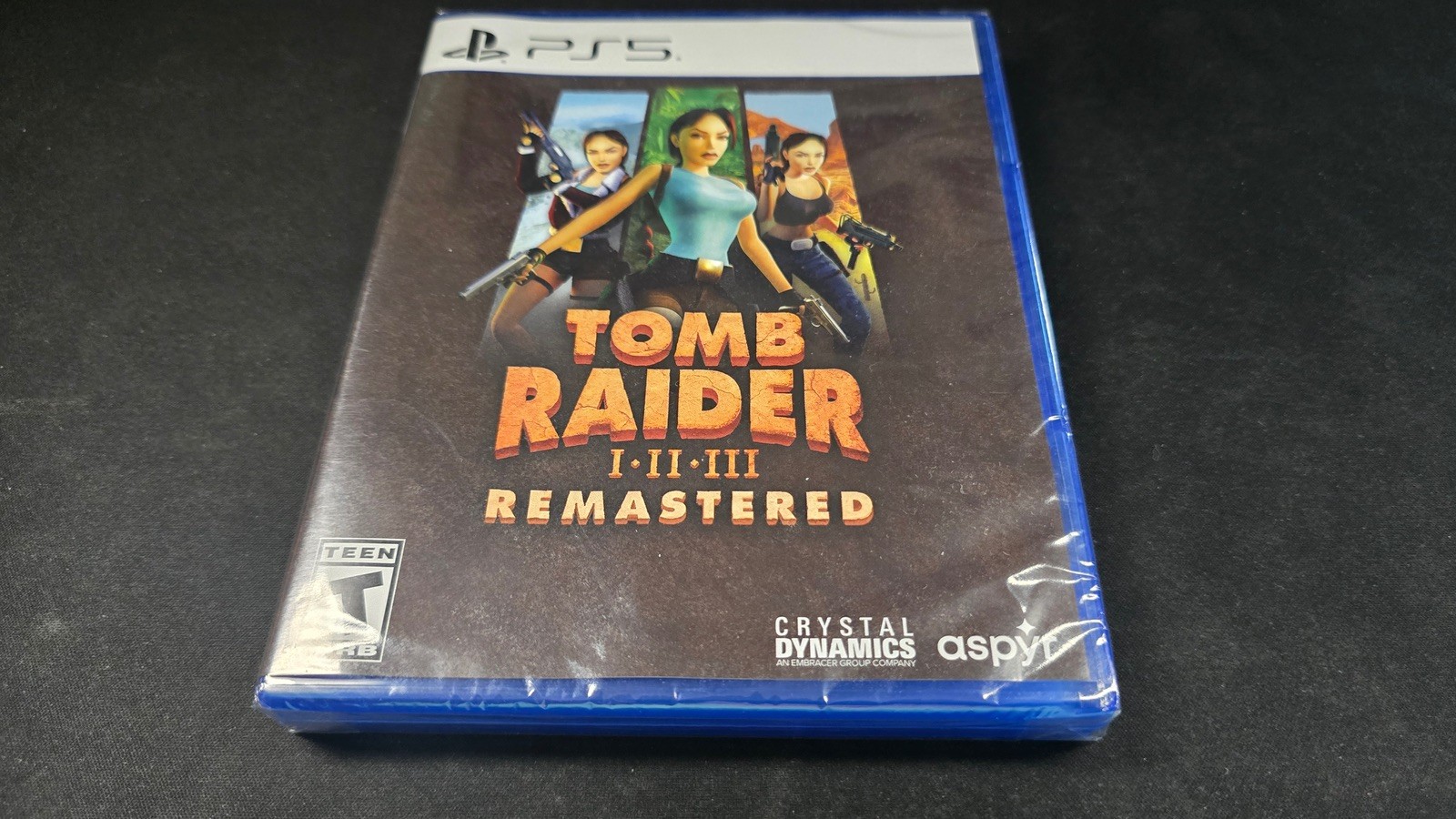 Tomb Raider I-III 1 2 3 Remastered Aspyr Sony Playstation 5 PS5 Brand New Sealed