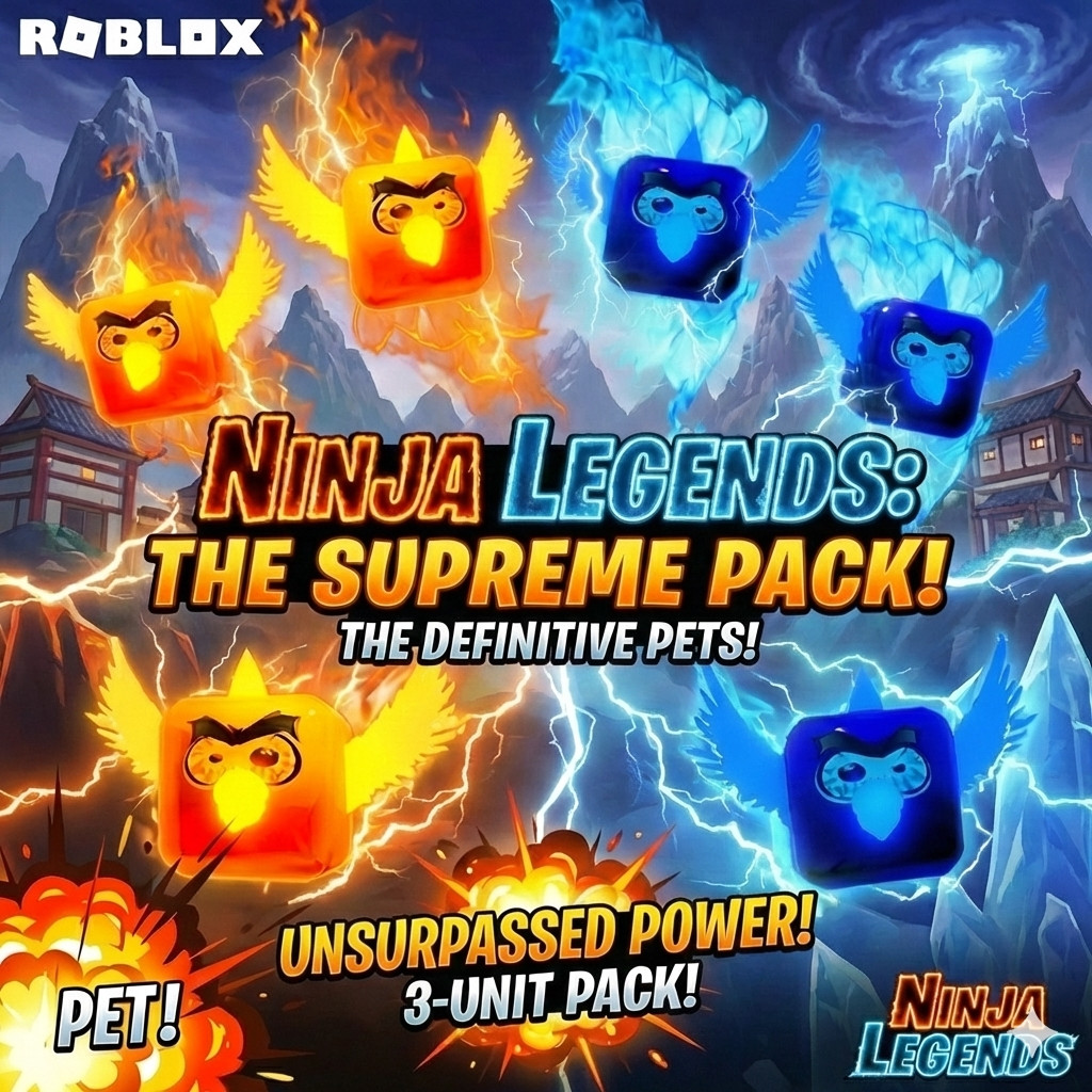 3-PACK Twin Element Birdies | Ninja Legends Roblox | Super Fast Delivery