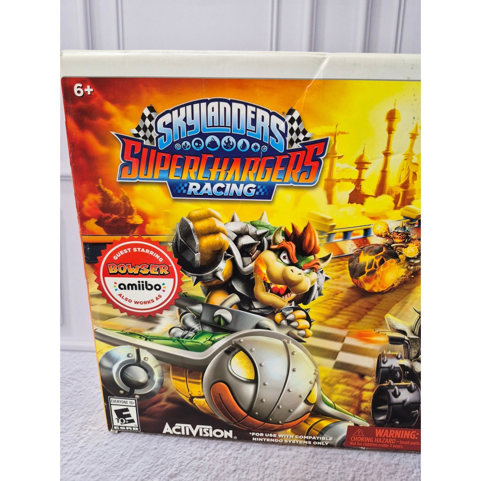 Skylanders SuperChargers Racing Starter Pack Nintendo Wii Bowser Amiibo Bundle