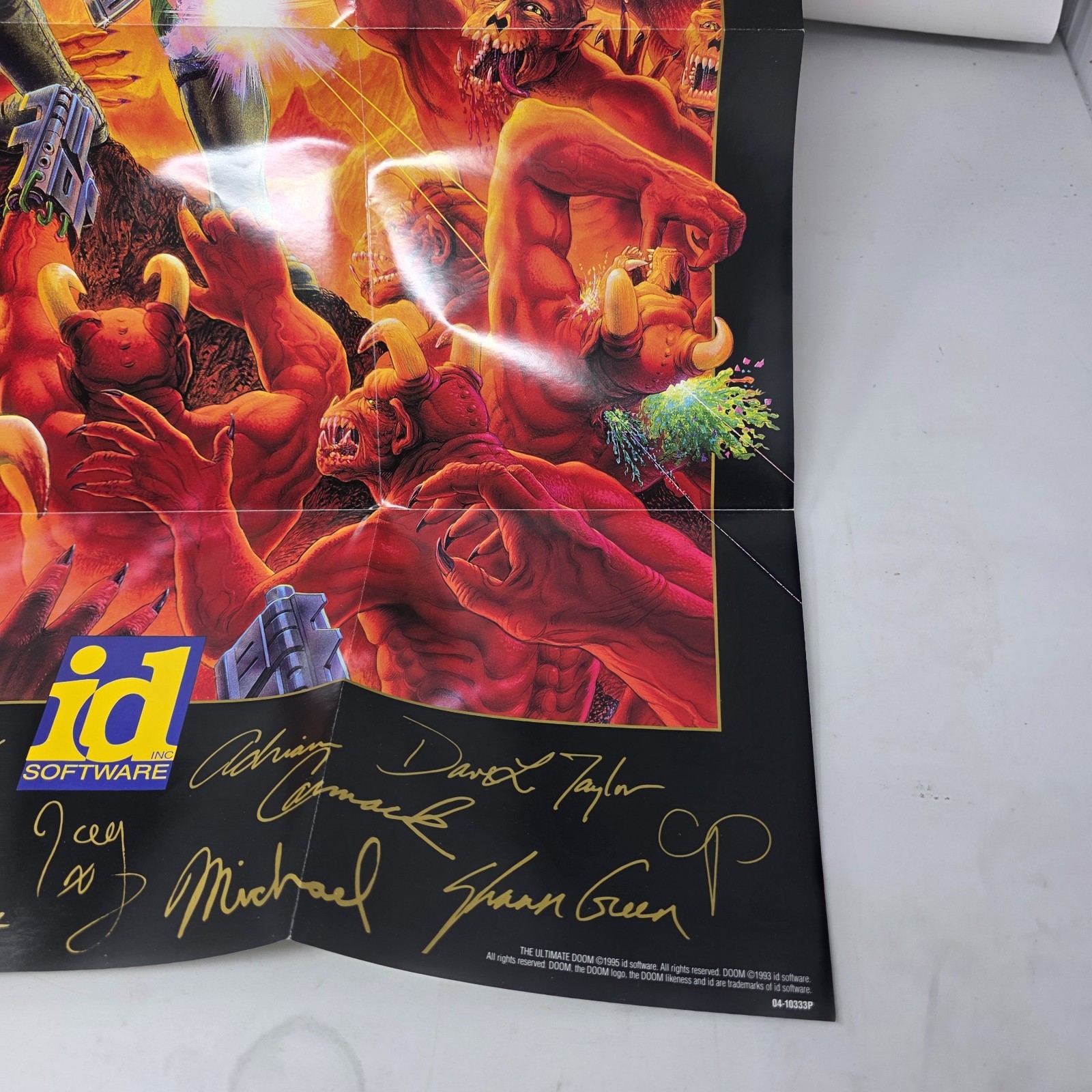 The Ultimate Doom PC Big Box 1995 CIB Complete w/ Poster Receipt Strategy Guide