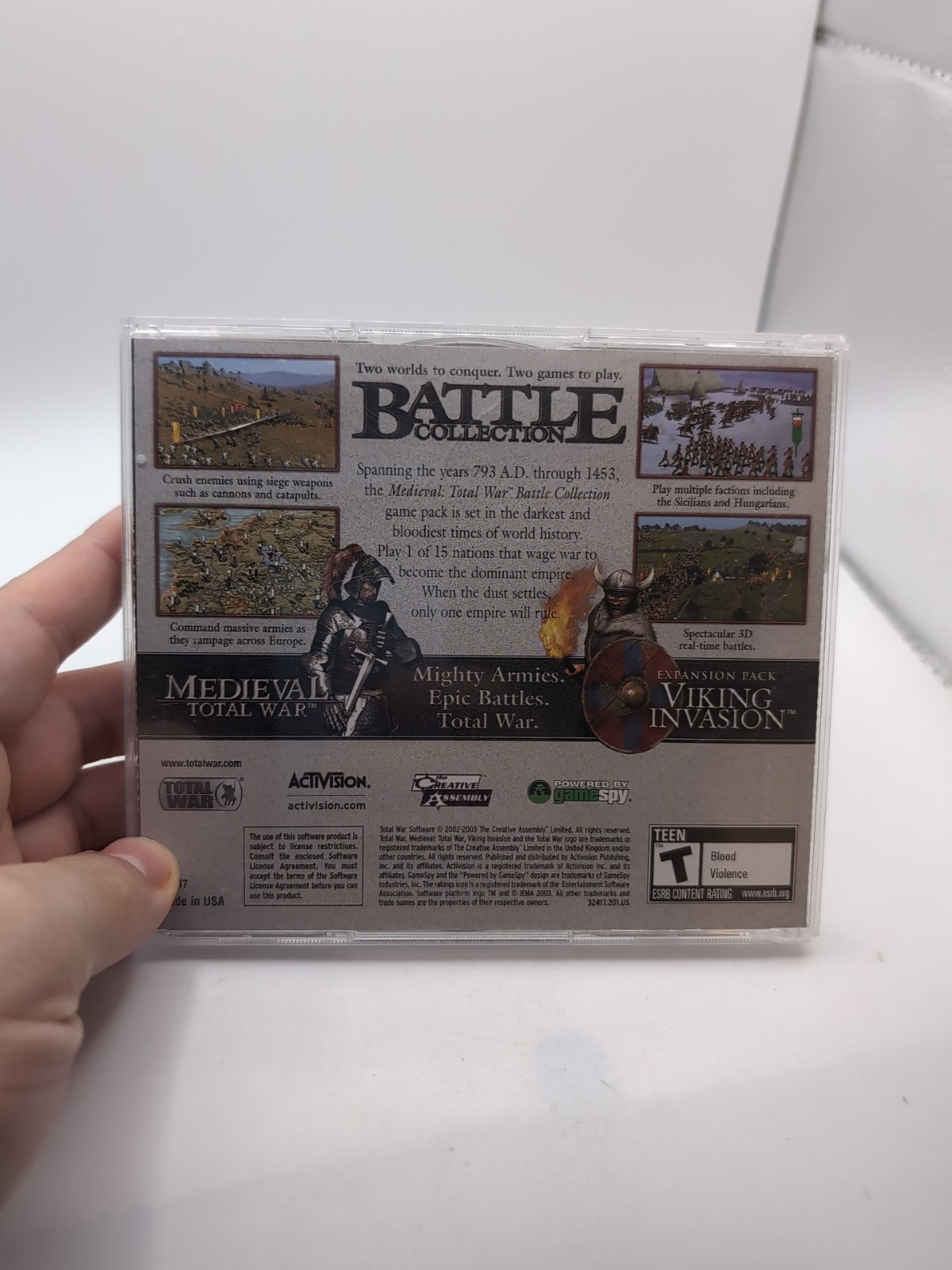 Medieval Total War Battle Collection Expansion Viking Invasion PC Scratch Free