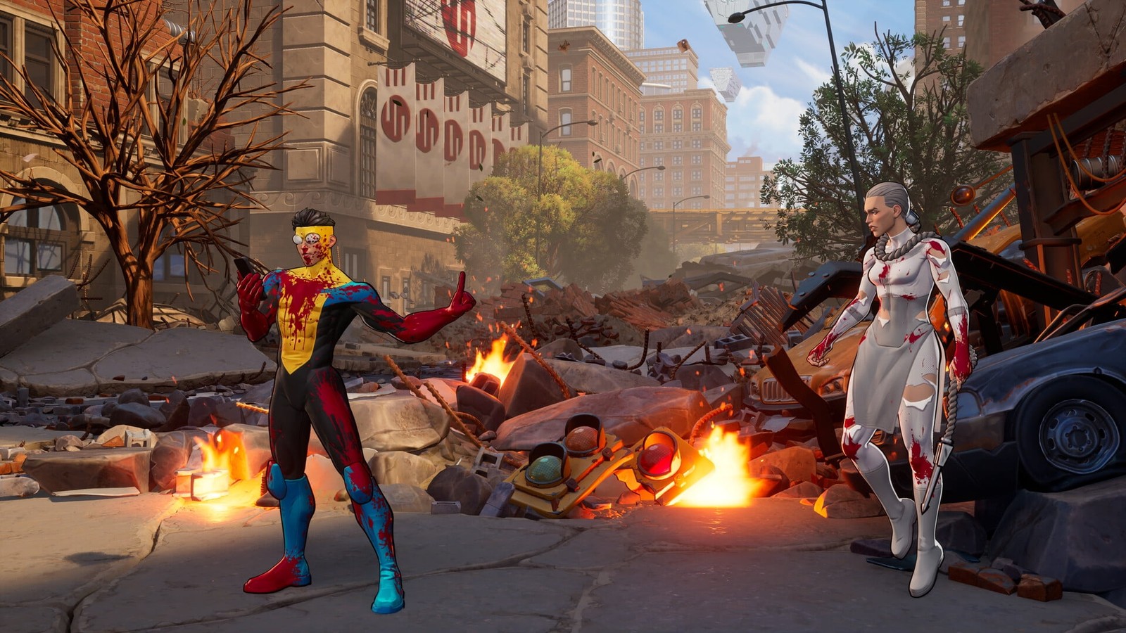 Skybound Games Invincible VS Physical Video Game, 3v3 Superhero Fighting,