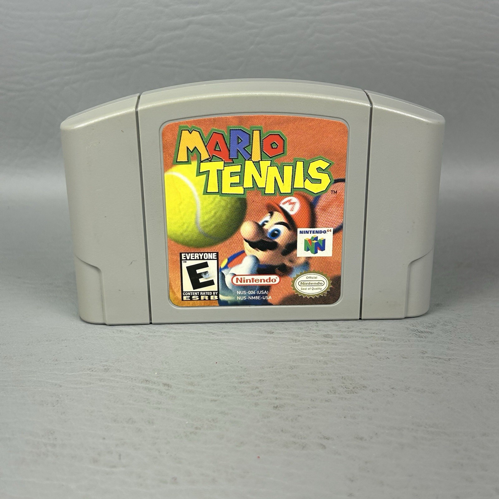 Mario Tennis Nintendo 64 N64 Video Game Tested Working Cart Only NUS-NM8E-USA