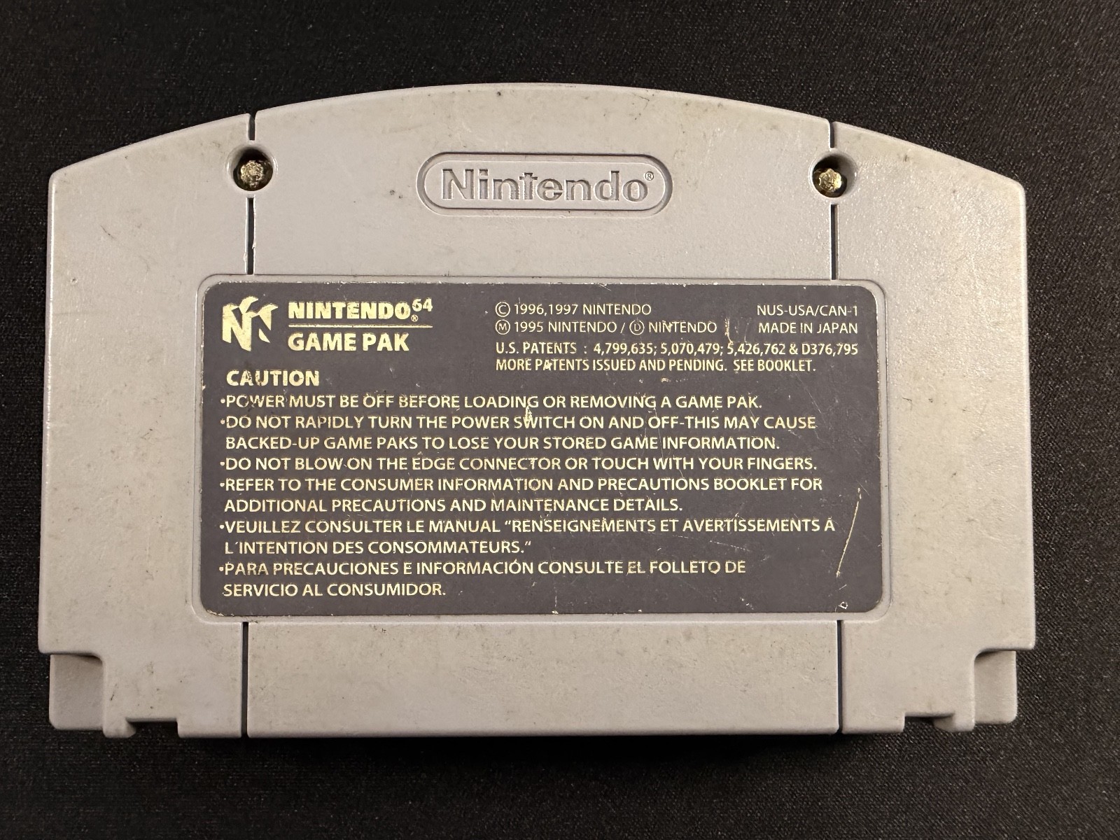 Nightmare Creatures (1998) – Nintendo 64 Game Cartridge – Tested and Works