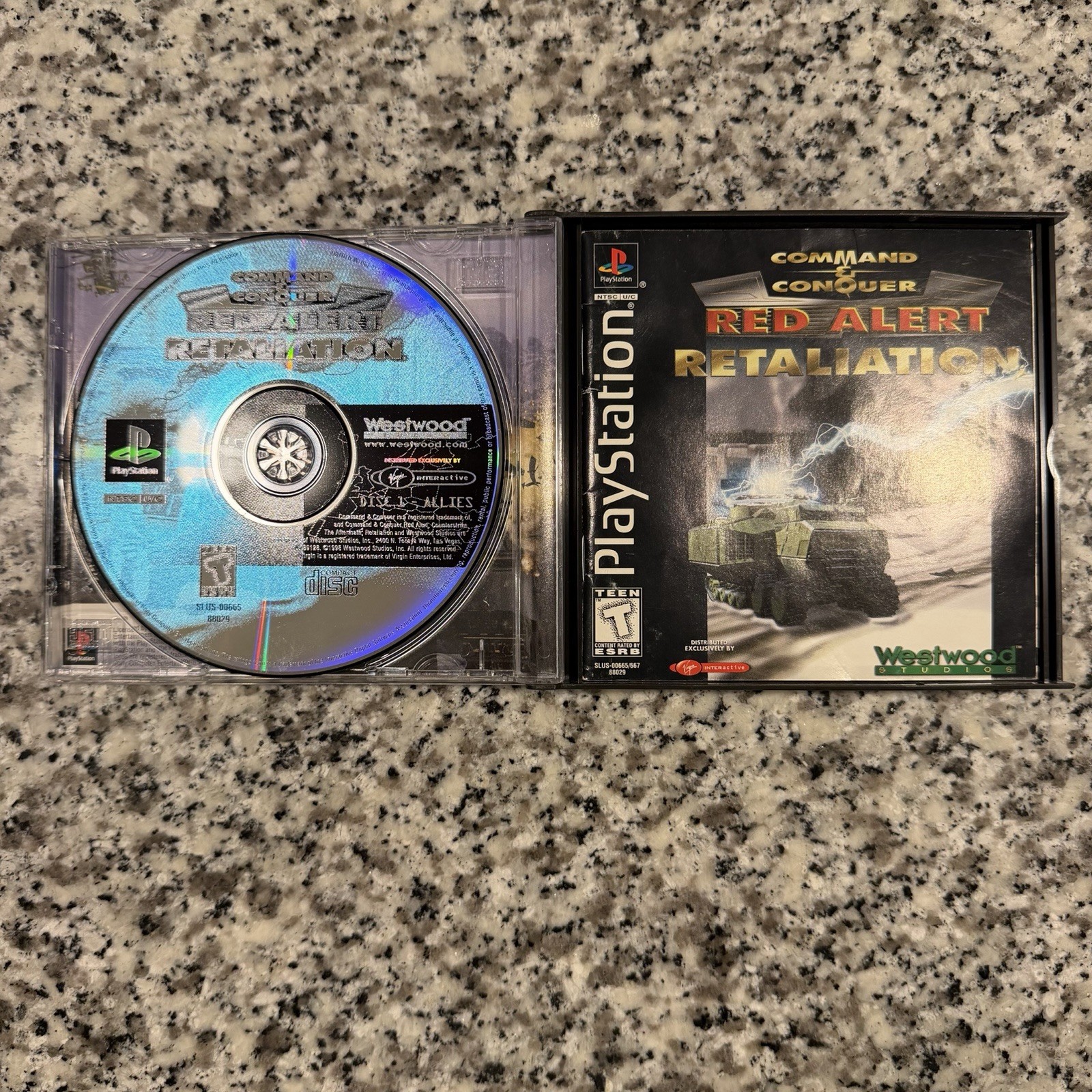 Command & Conquer: Red Alert – Retaliation (Sony PlayStation 1) PS1 PSOne 2 3🔥