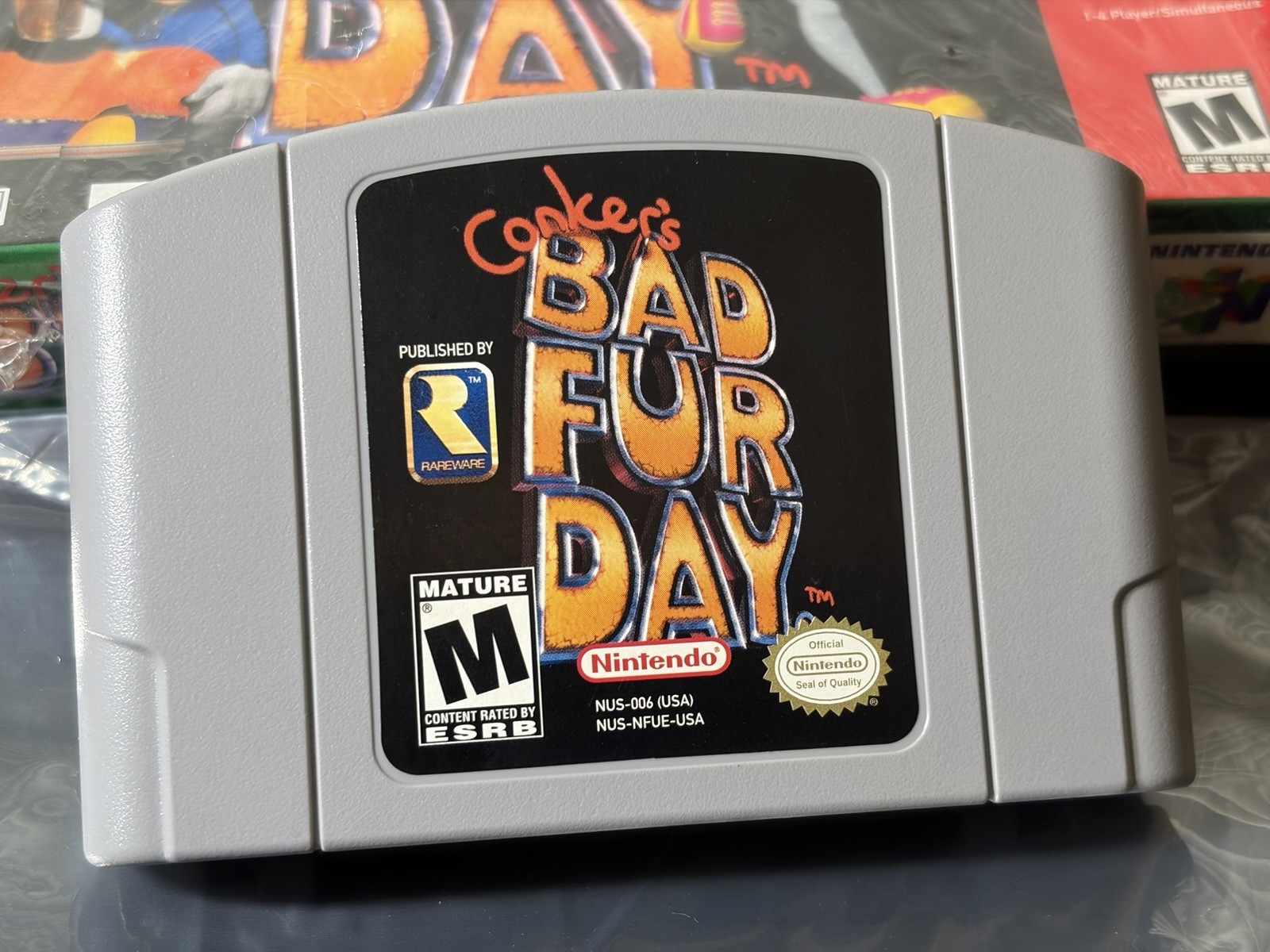Conker’s Bad Fur Day Nintendo 64 N64 Game Complete Excellent