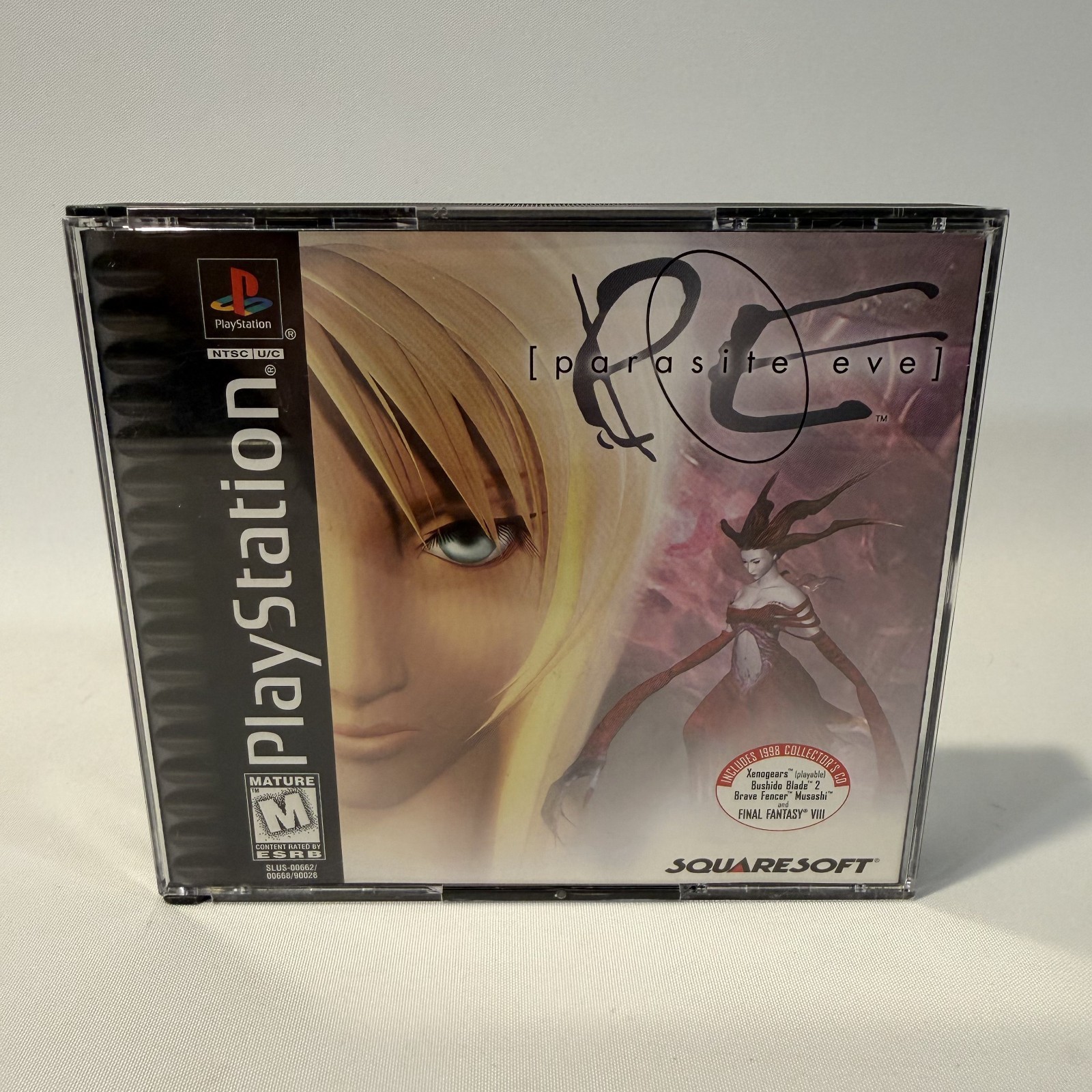 Parasite Eve PS1 Sony Squaresoft Survival Horror RPG Video Game No Manual Read