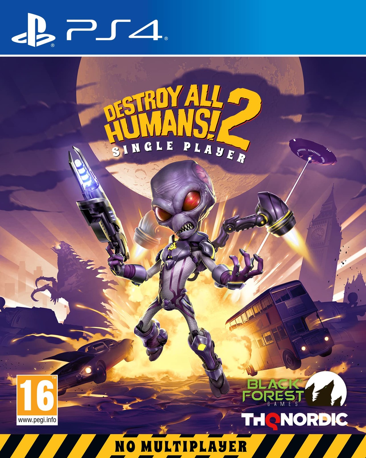 Destroy All Humans! 2 – Reprobed: Single Player (Sony Playstation 4) (UK IMPORT)