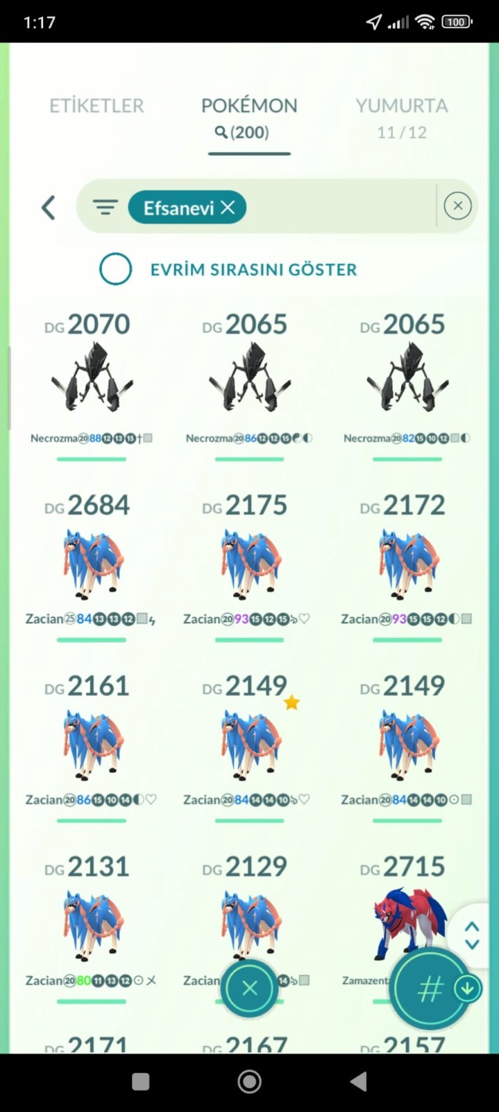 Pokémon Go level 72 lvl – 2016