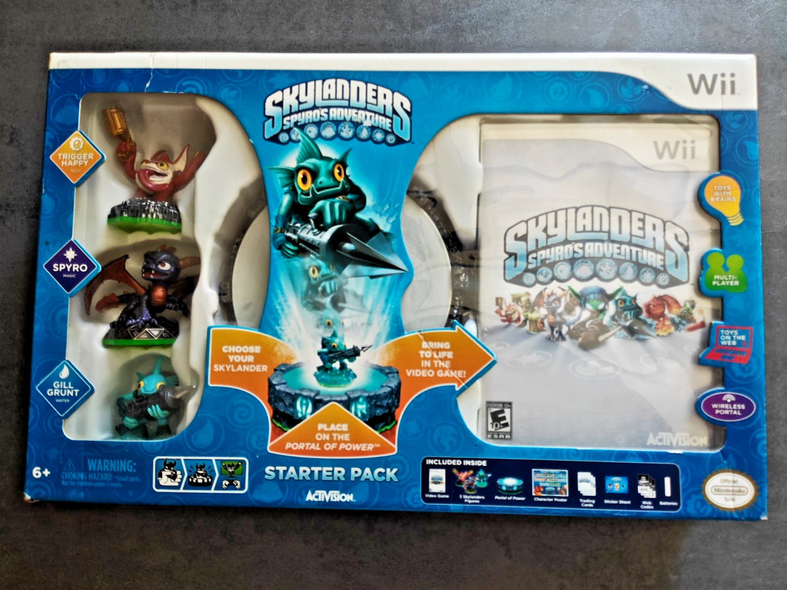 Skylanders Spyro’s Adventure Starter Pack Nintendo Wii, Activision 2011 Used
