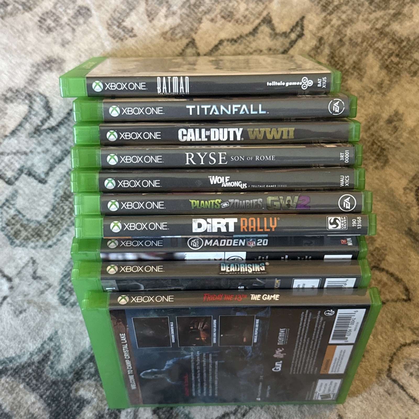 Lot of 10 Microsoft Xbox One Games Assorted Titles Tested good condition