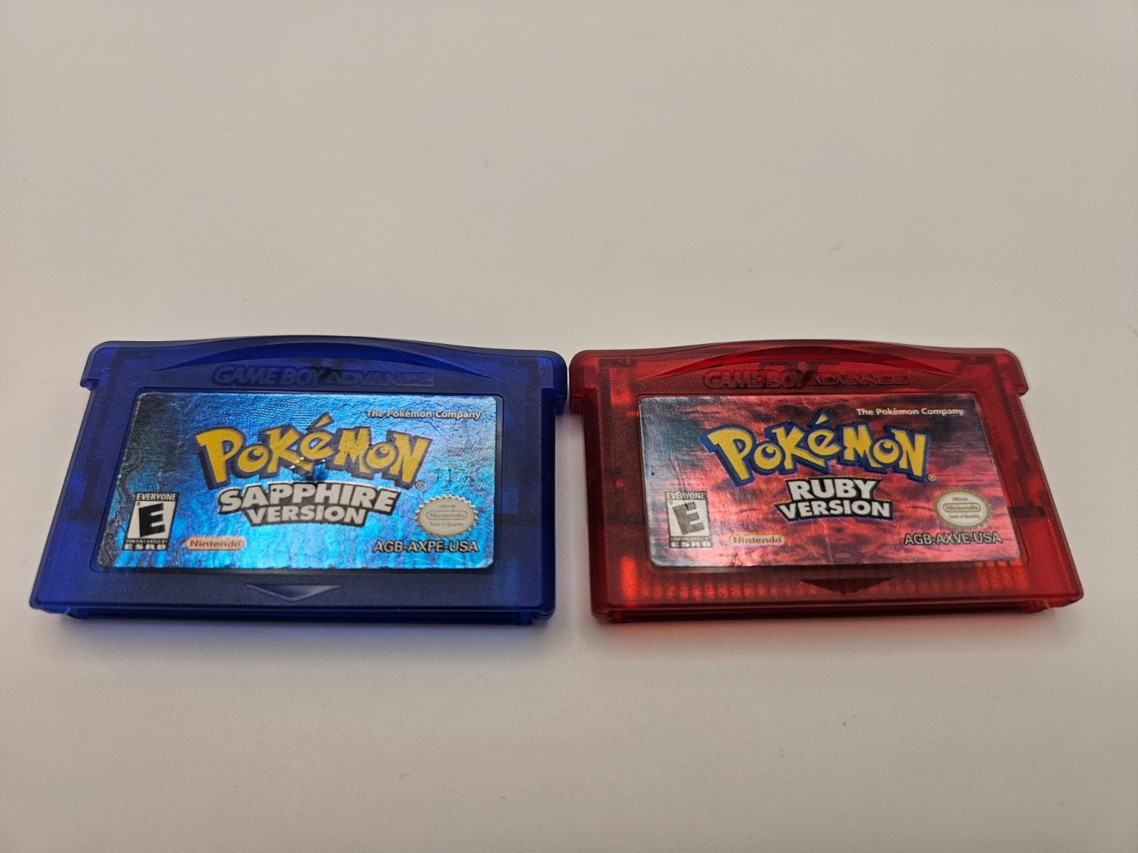 Pokemon Ruby & Sapphire Gameboy Advance GBA Tested Authentic New Batteries!