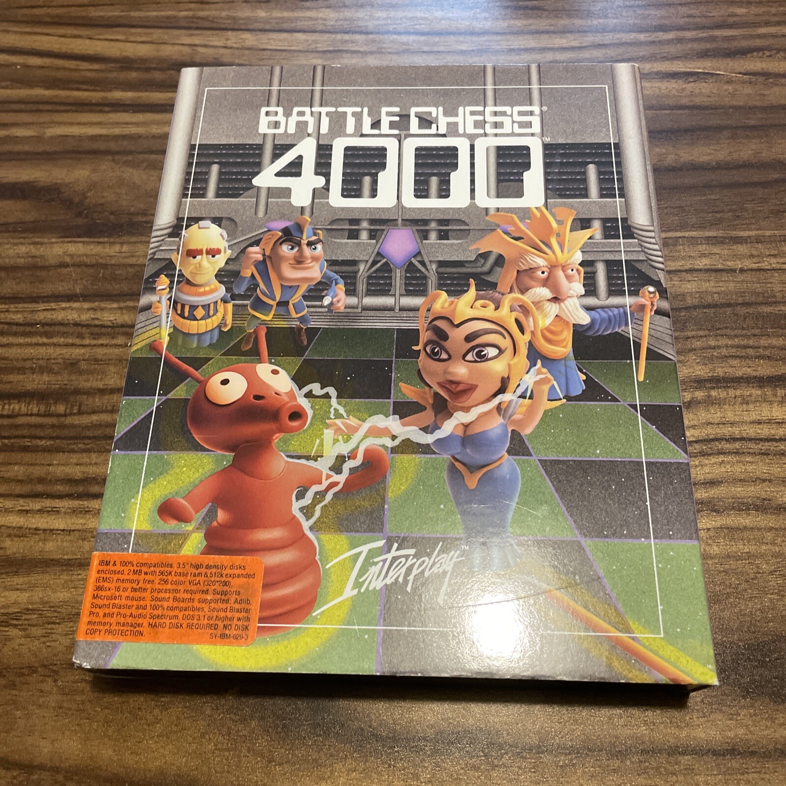 Battle Chess 4000 Big Box MS-DOS IBM PC Game 1992 Vintage Disks